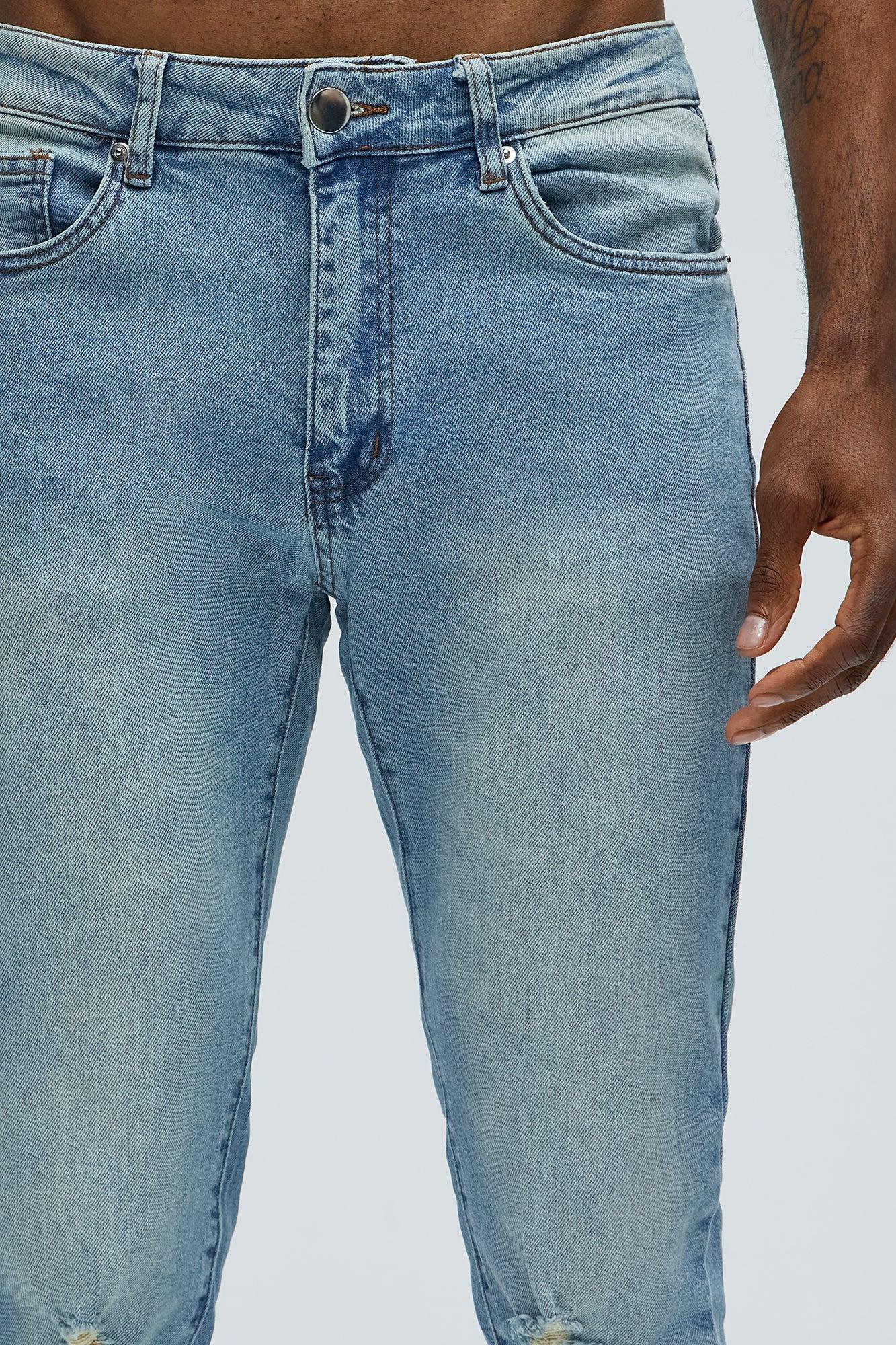 Cornell Distressed Skinny Jeans - Vintage Wash Product Image