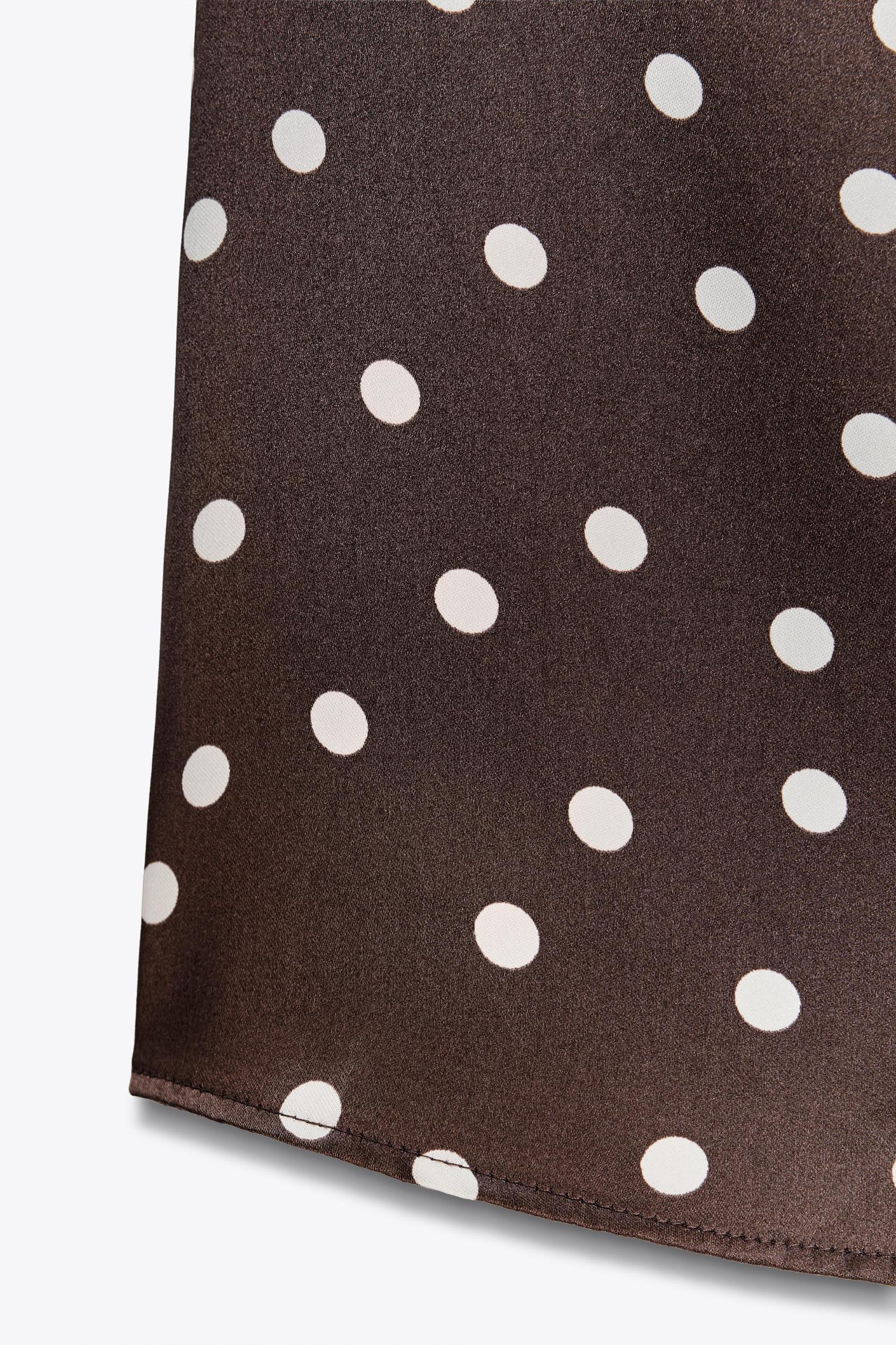 STRAPLESS SATIN EFFECT TOP Product Image