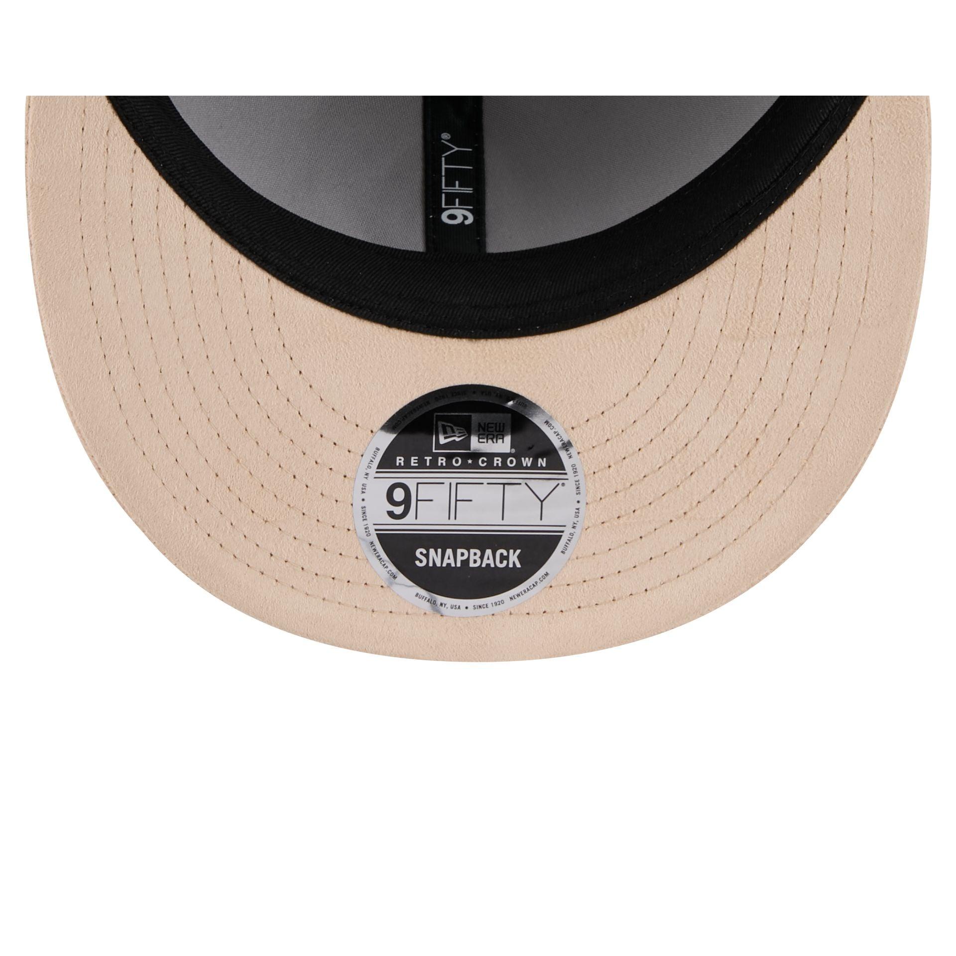 Cleveland Guardians Stone Suede Retro Crown 9FIFTY Snapback Hat Male Product Image