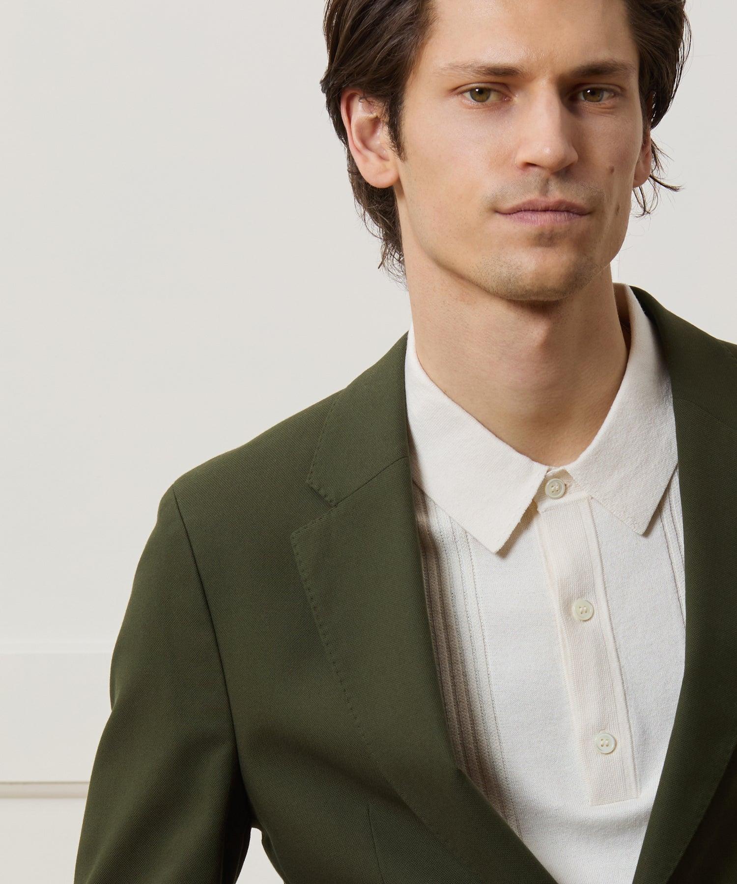 Italian Cotton Sutton Jacket in Olive Product Image