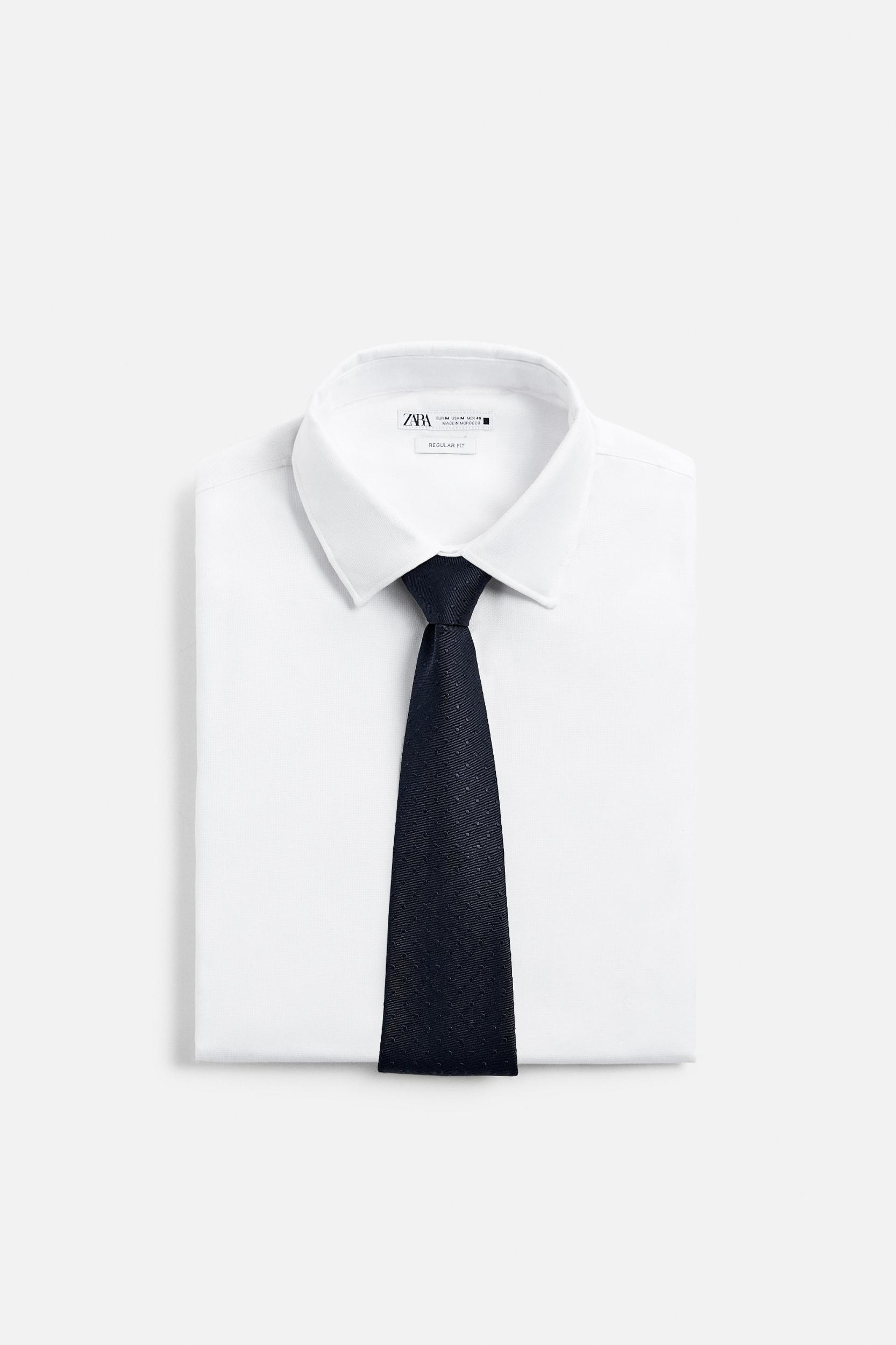 100% SILK POLKA DOT TIE Product Image