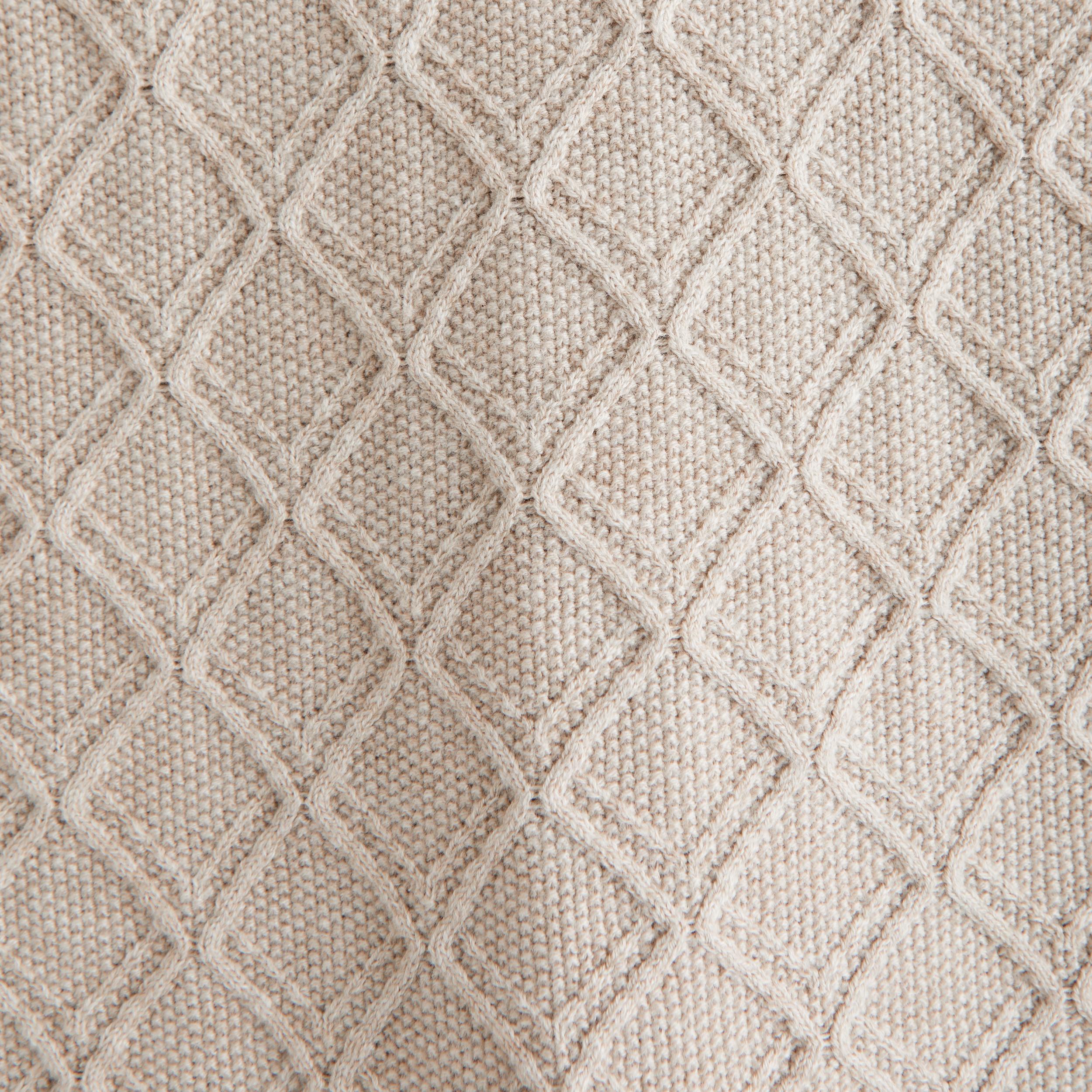 Preppy Tipped Johnny Collar Sweater Polo Product Image