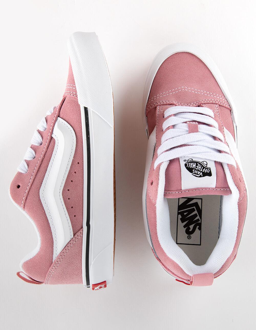 VANS Knu Skool Womens Shoes - PINK Product Image