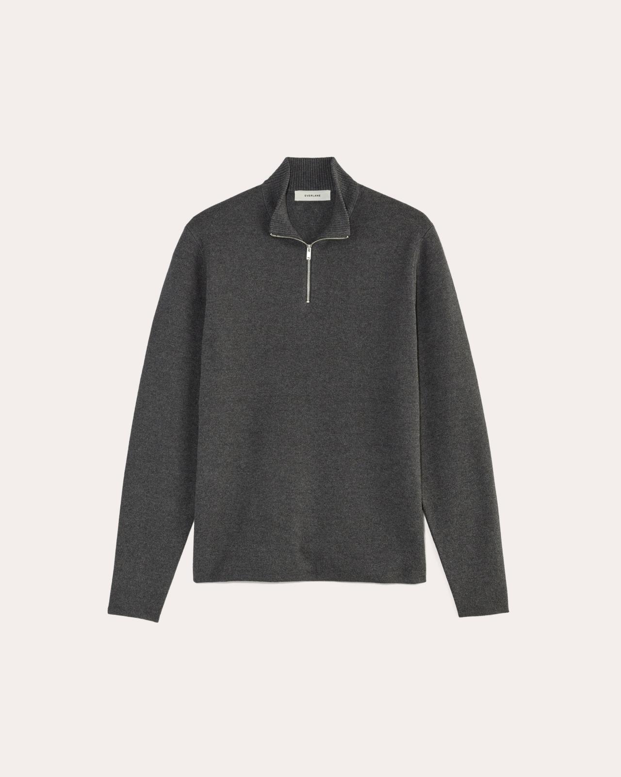 Mens No-Sweat Quarter-Zip Sweater by Everlane Product Image