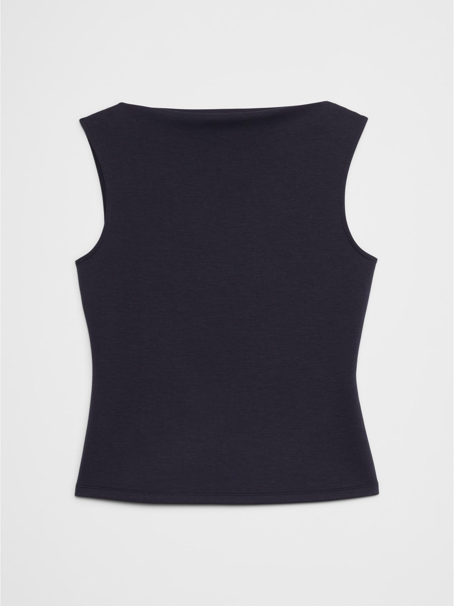 Soft Touch Scuba Slash-Neck Tank Product Image