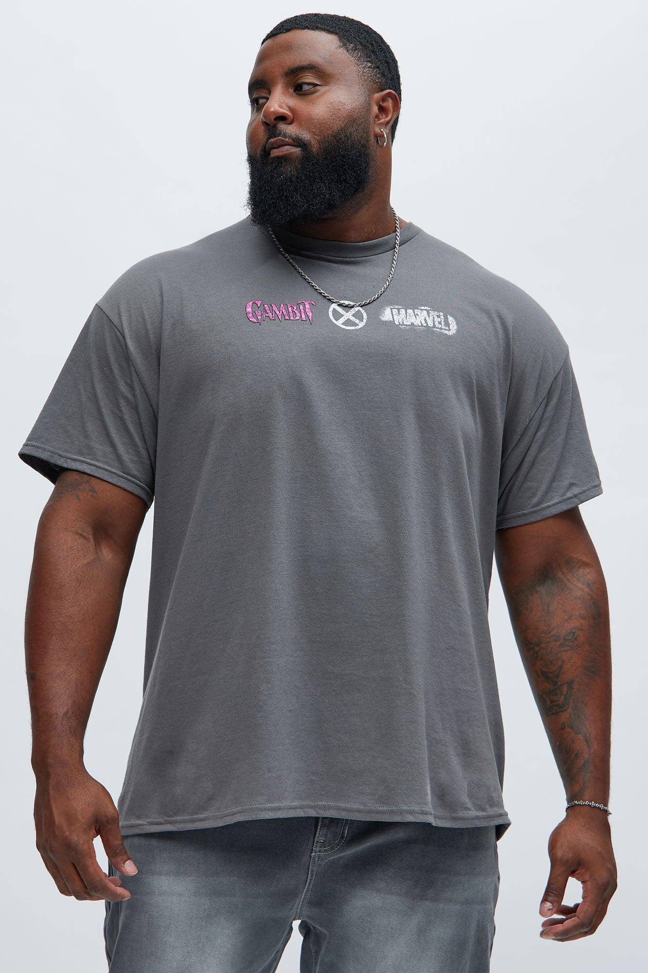 X Men Gambit 97 Short Sleeve Tee - Charcoal Product Image