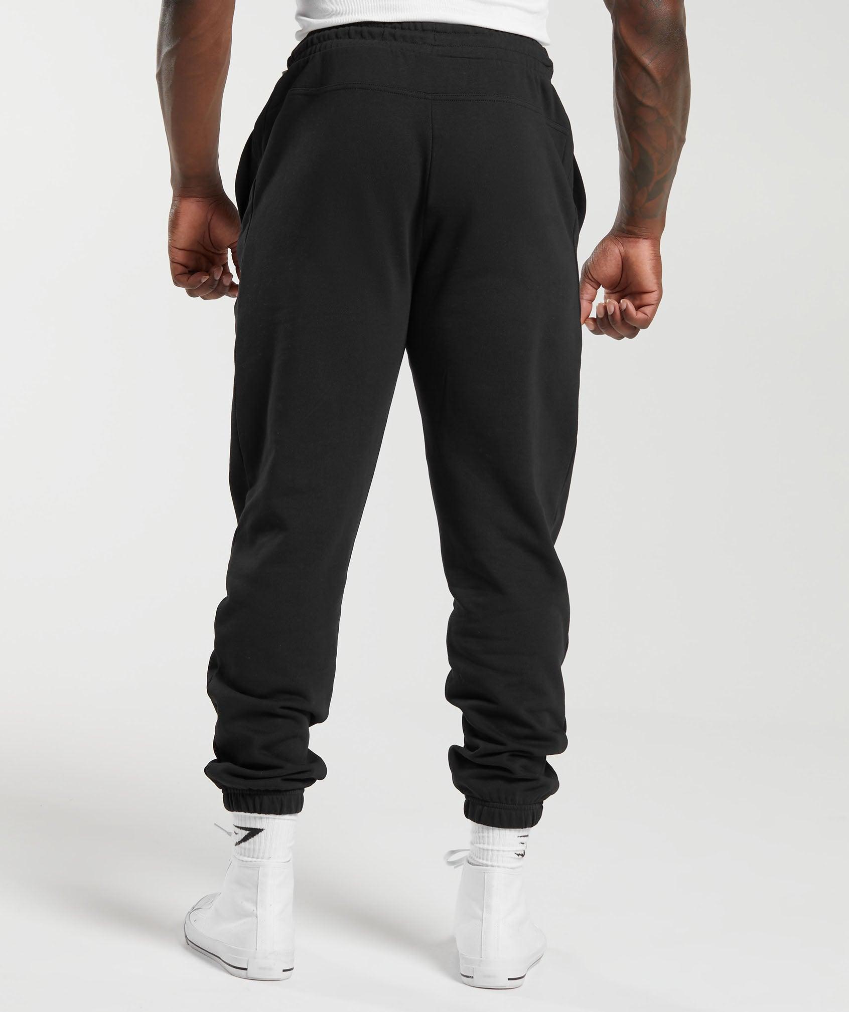 Gymshark Global Lifting Oversized Essential Joggers - Black Male Product Image