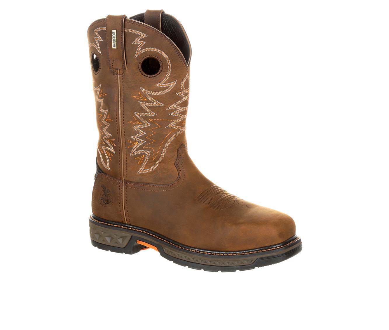 Men's Georgia Boot Carbo-Tec LY Alloy Toe Waterproof Pull On Work Boots Product Image