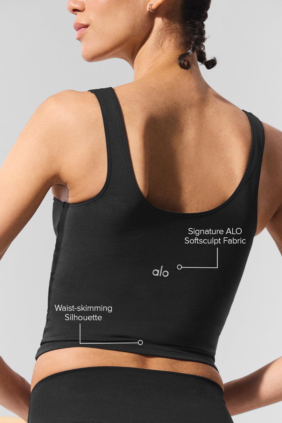 ALO Softsculpt Tank - Black Product Image