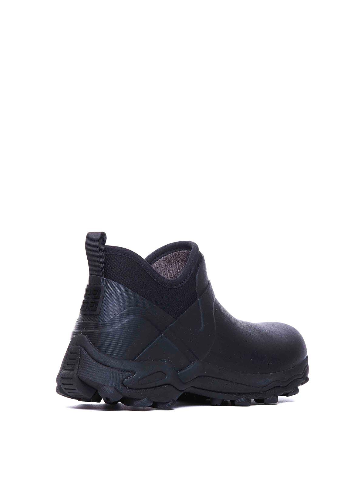 GIVENCHY Black Bogs Rubber Chelsea Boots In Multi Product Image