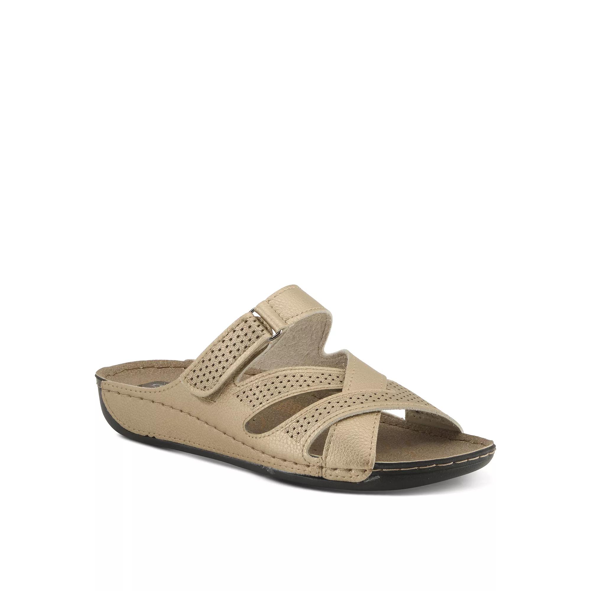 Flexus by Spring Step Karl Women's Slide Sandals, Size: 38, Gold Product Image