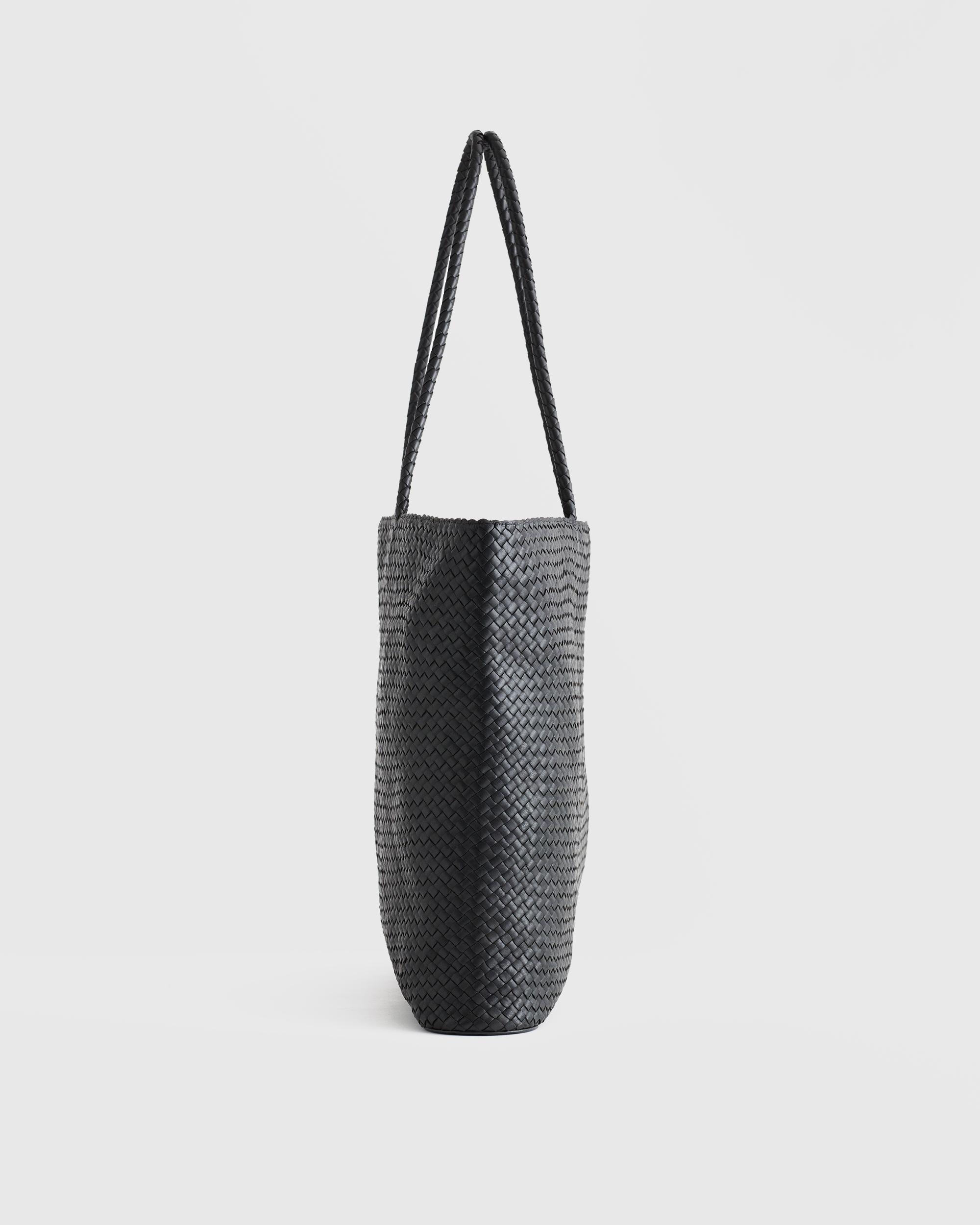 Quince | Women's Italian Leather Handwoven Tote Product Image