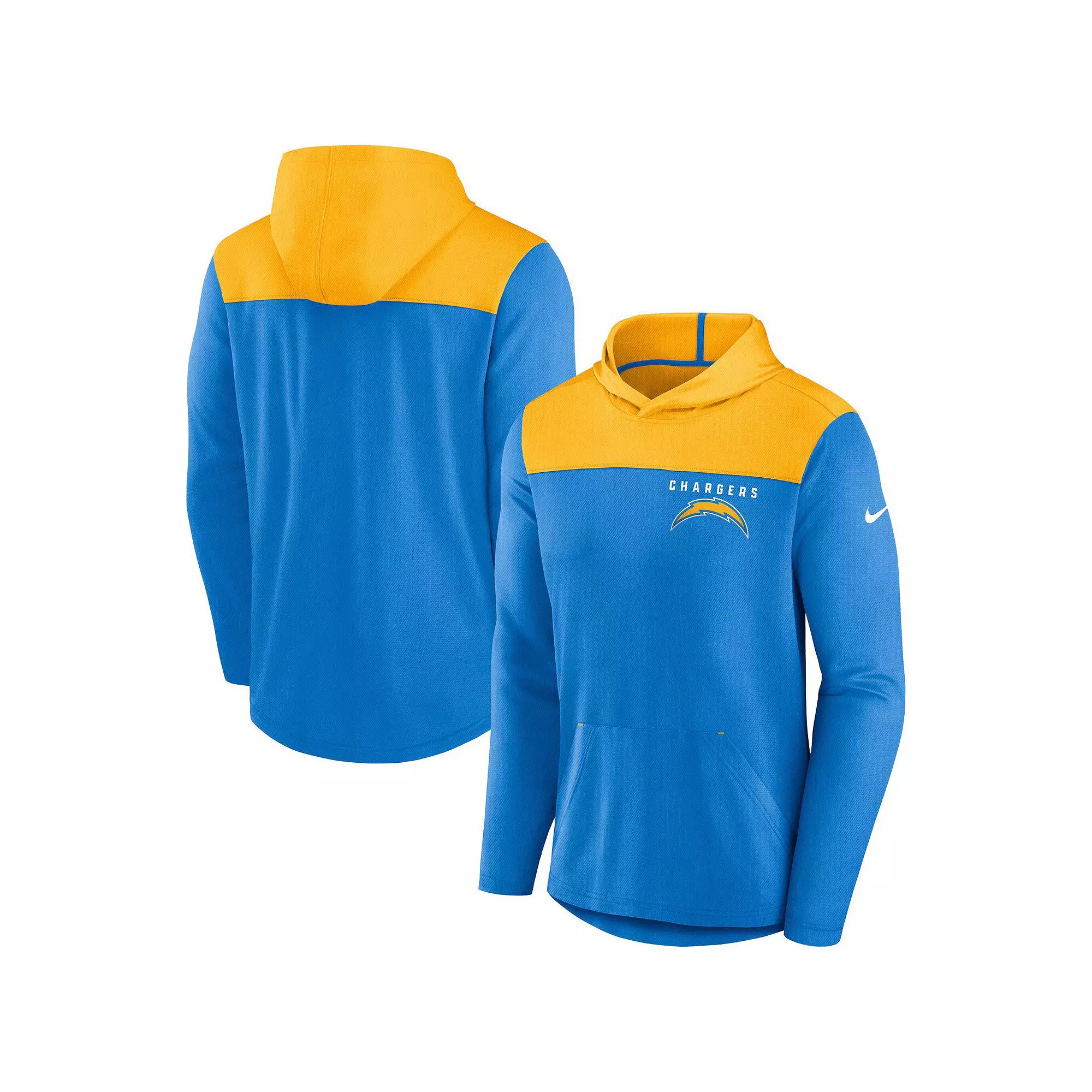 Men's Nike Powder Blue Los Angeles Chargers Fan Gear Pullover Hoodie, Size: 3XL, Light Product Image