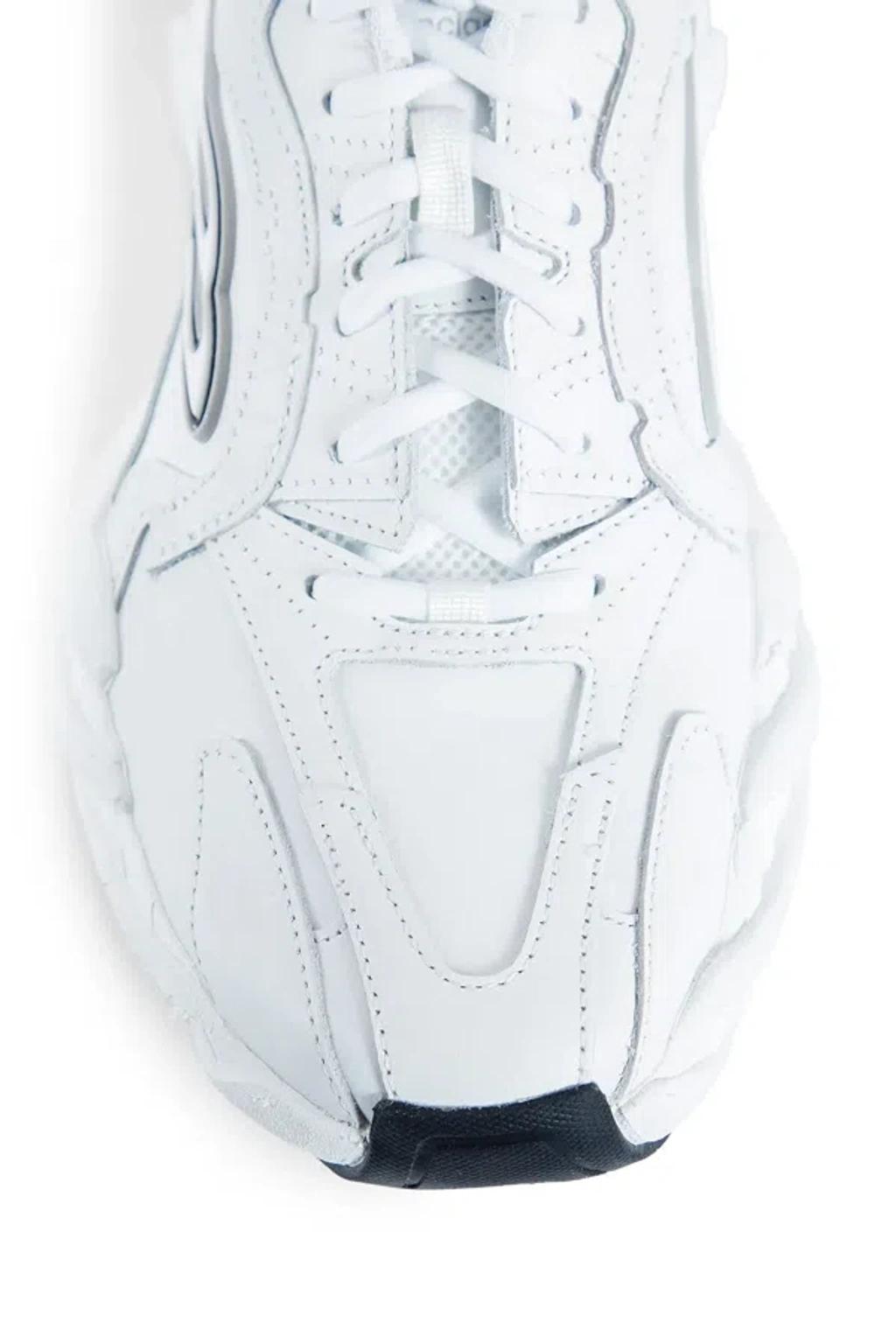 BALENCIAGA Men White Cowskin And Polyester Monday Shoe Sneakers Product Image