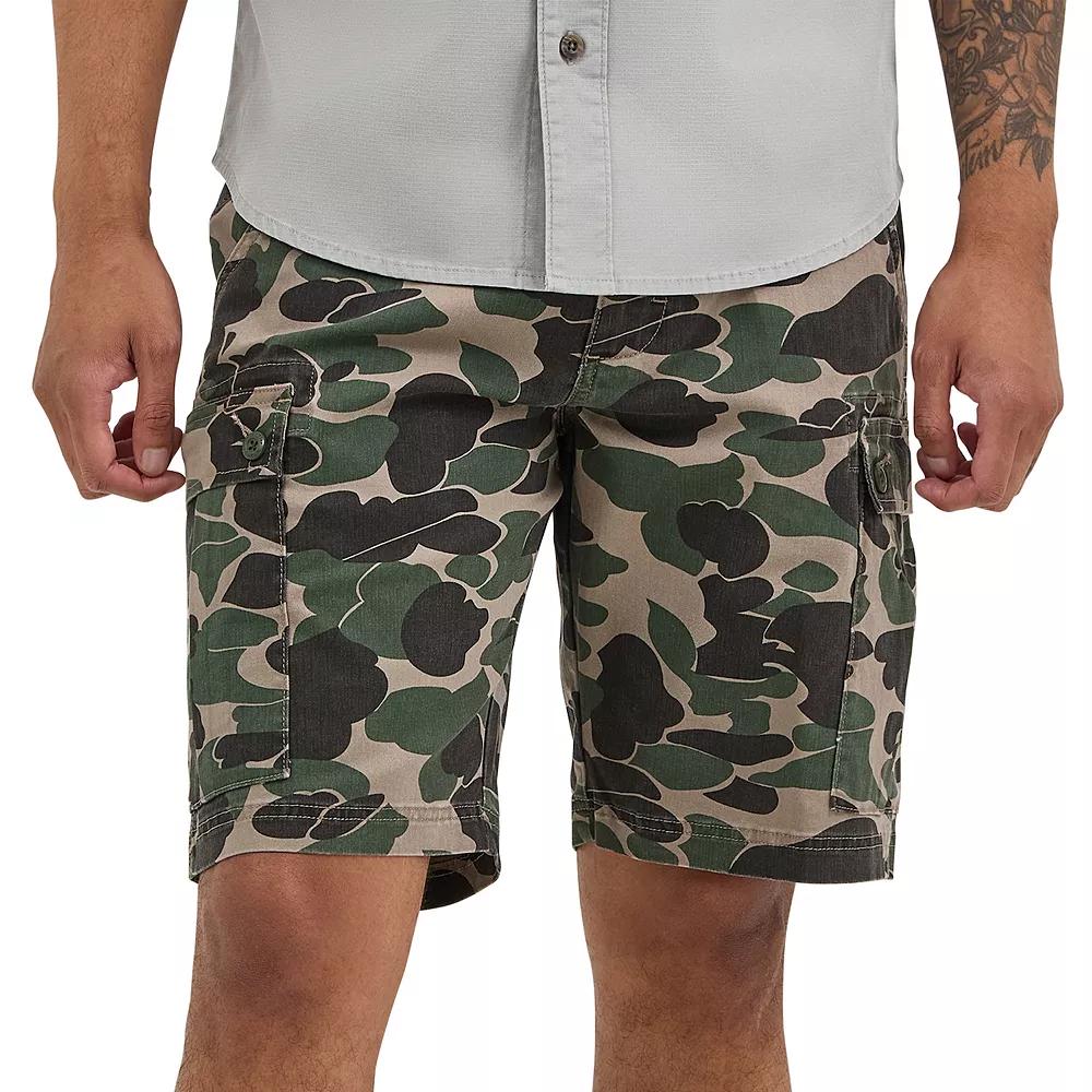Men's Wrangler 10" Twill Cargo Shorts, Size: 32, Green Product Image