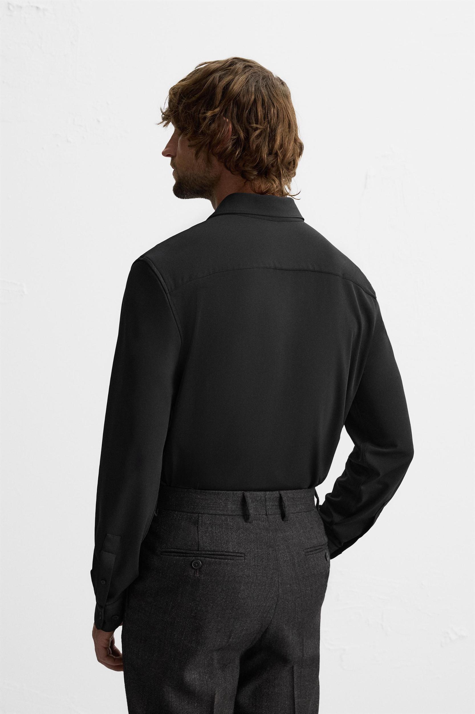 TEXTURED STRETCH SHIRT Product Image