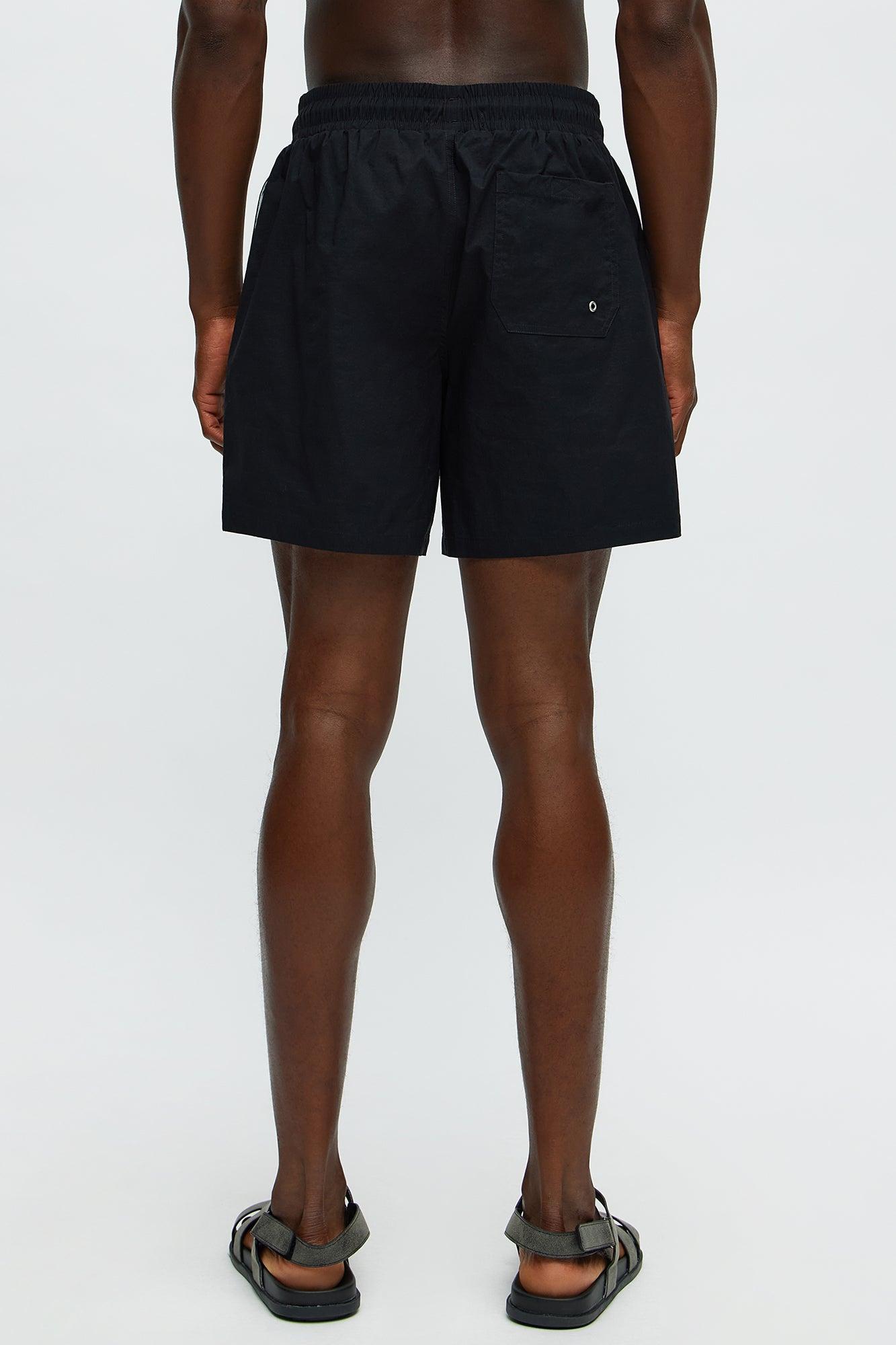 Tropical Disconnect Swim Classic Trunk - Black Product Image