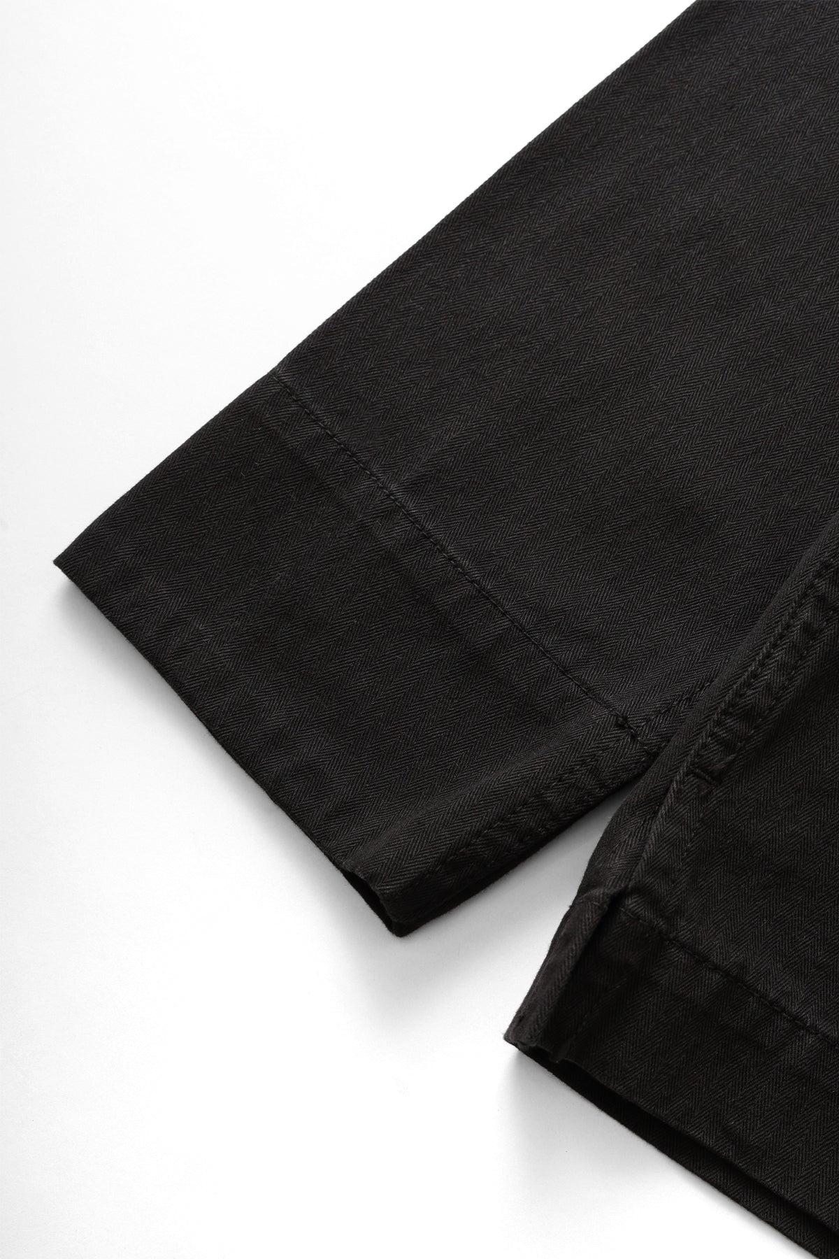 Herringbone Front Of House Jacket - Black Product Image