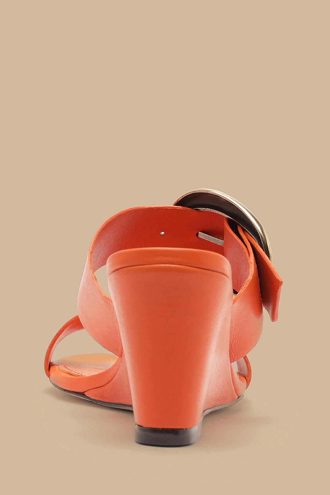 Citrus Buckle Wedge Sandal Product Image