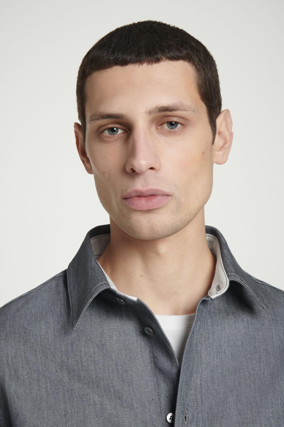 RELAXED DENIM OVERSHIRT Product Image