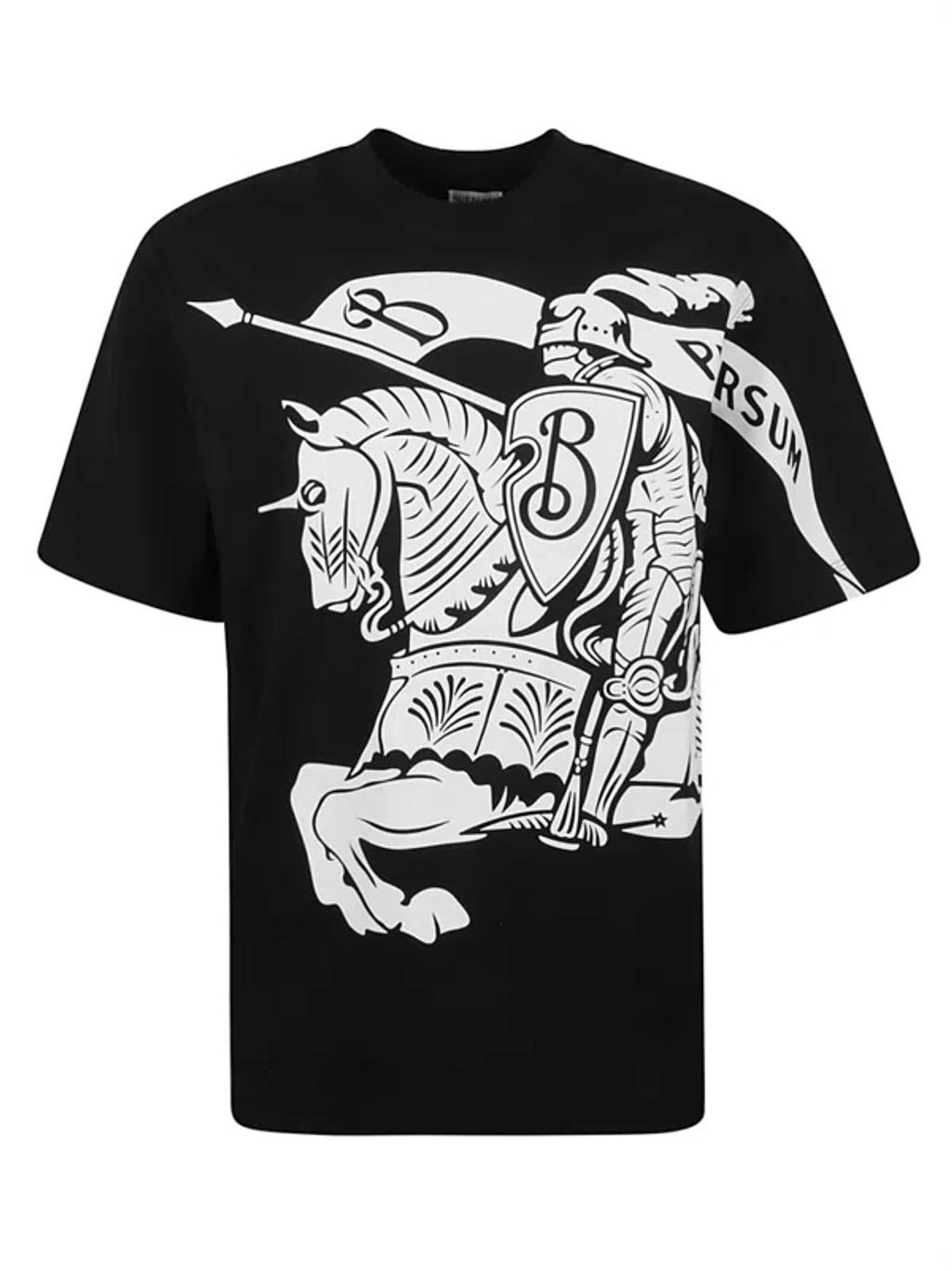 Equestrian Knight-print cotton T-shirt Product Image