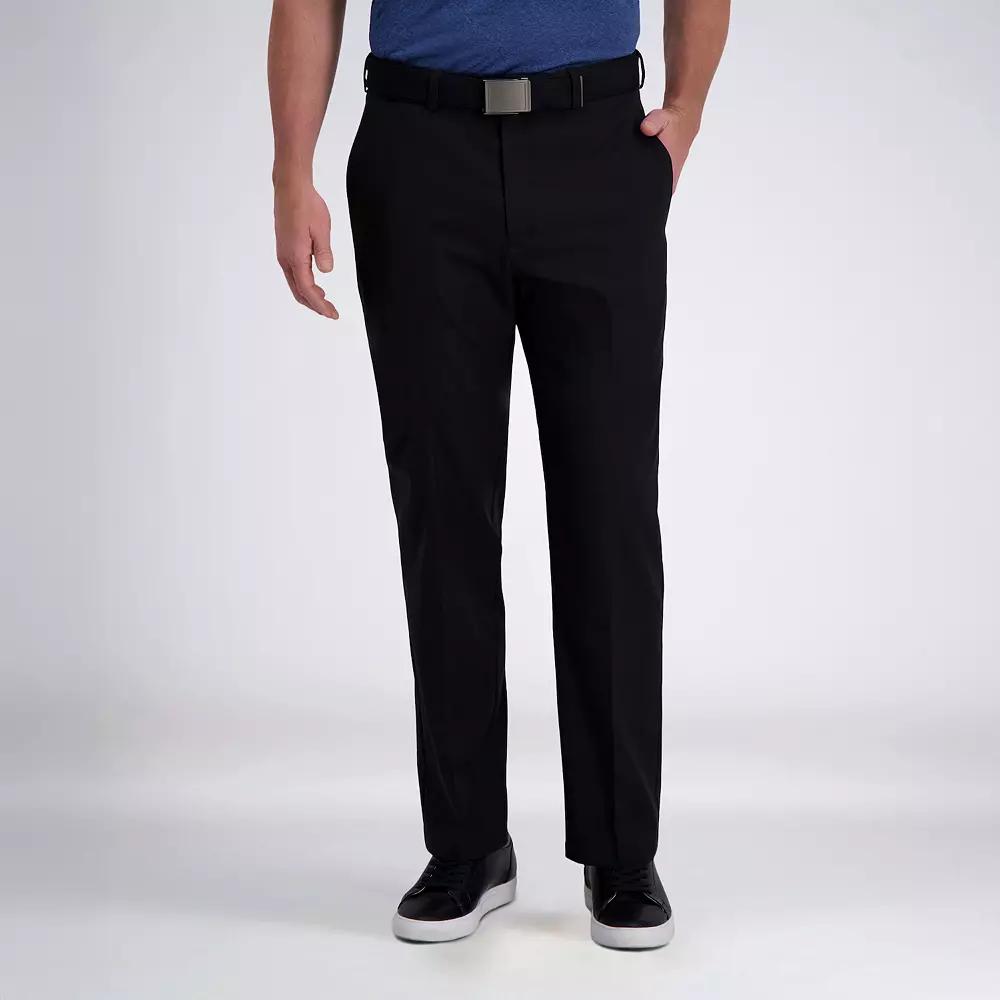 Men's Haggar® Cool Right® Performance Flex Classic-Fit Flat-Front Pants,  Product Image