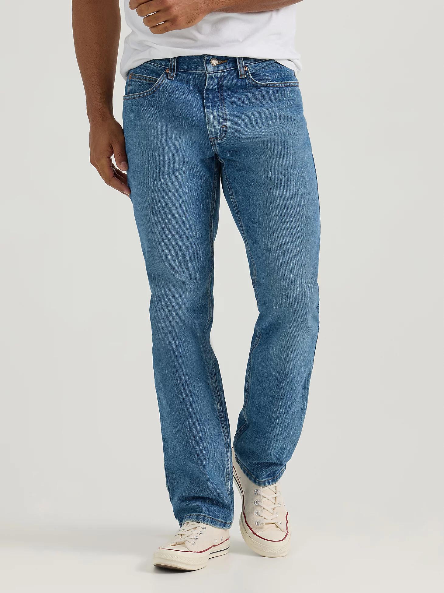 Men's 100% Cotton Regular Fit Straight Leg Heavyweight Jean | Men's Jeans | Lee® Product Image