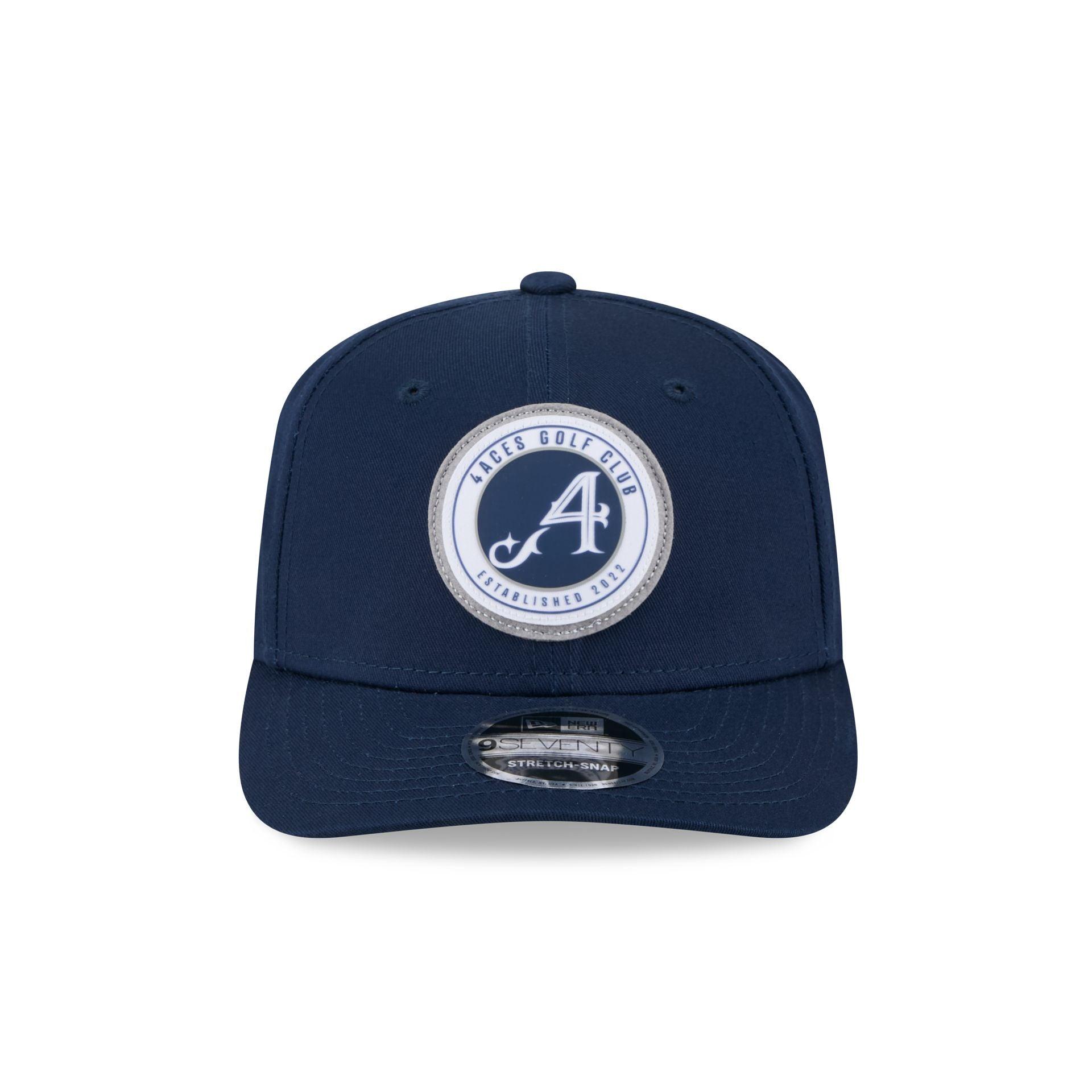 4Aces GC Circle Patch 9SEVENTY Stretch-Snap Hat Male Product Image