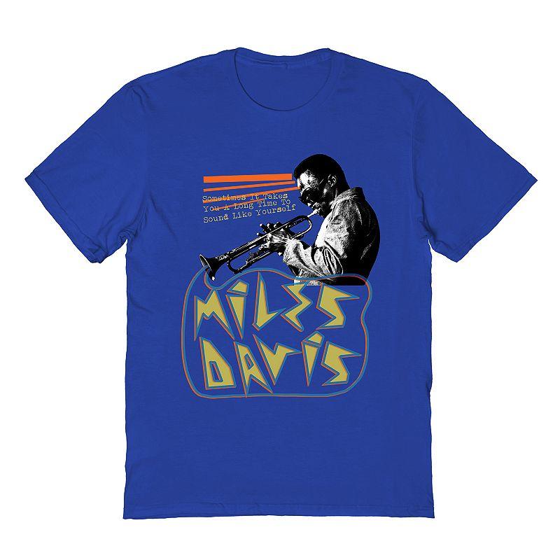 Men's Miles Davis Tee, Size: Medium, Royal Product Image
