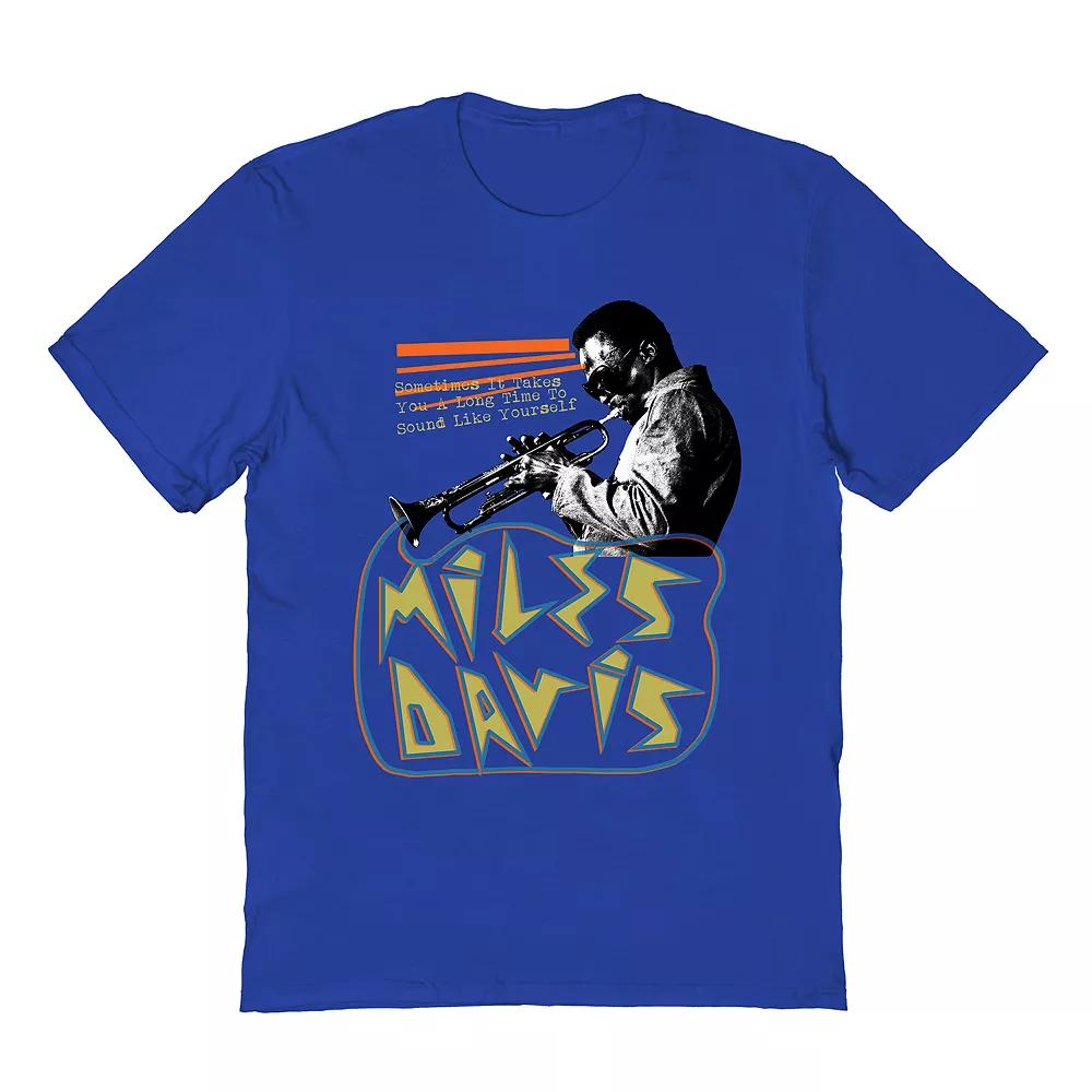 Men's Miles Davis Tee, Size: Medium, Royal Product Image