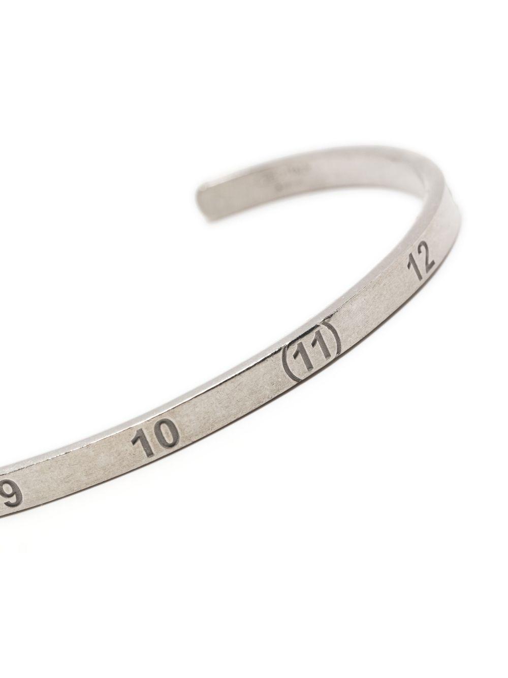 Numerical engraved cuff bracelet Product Image