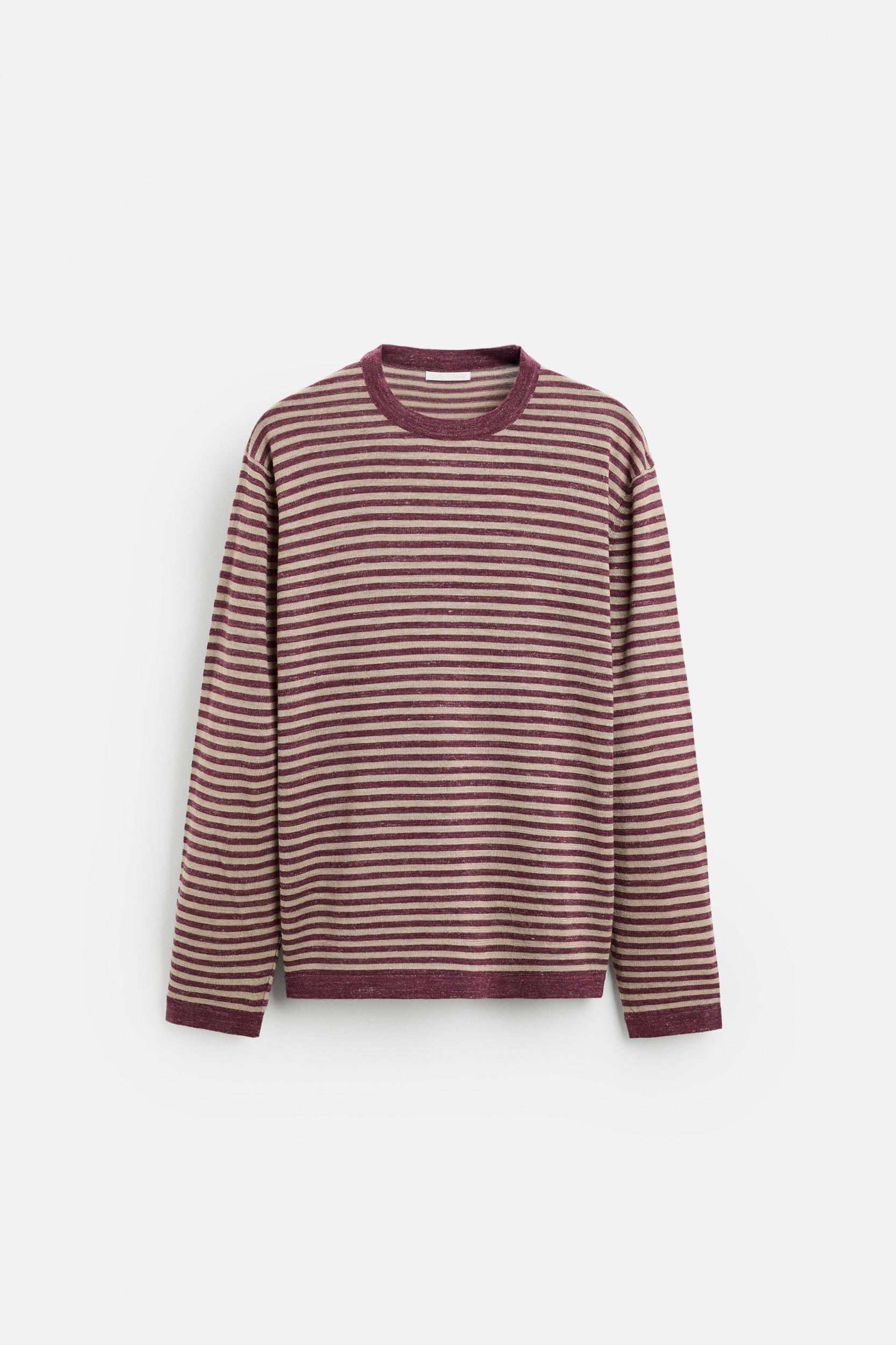 STRIPED JACQUARD SWEATER Product Image