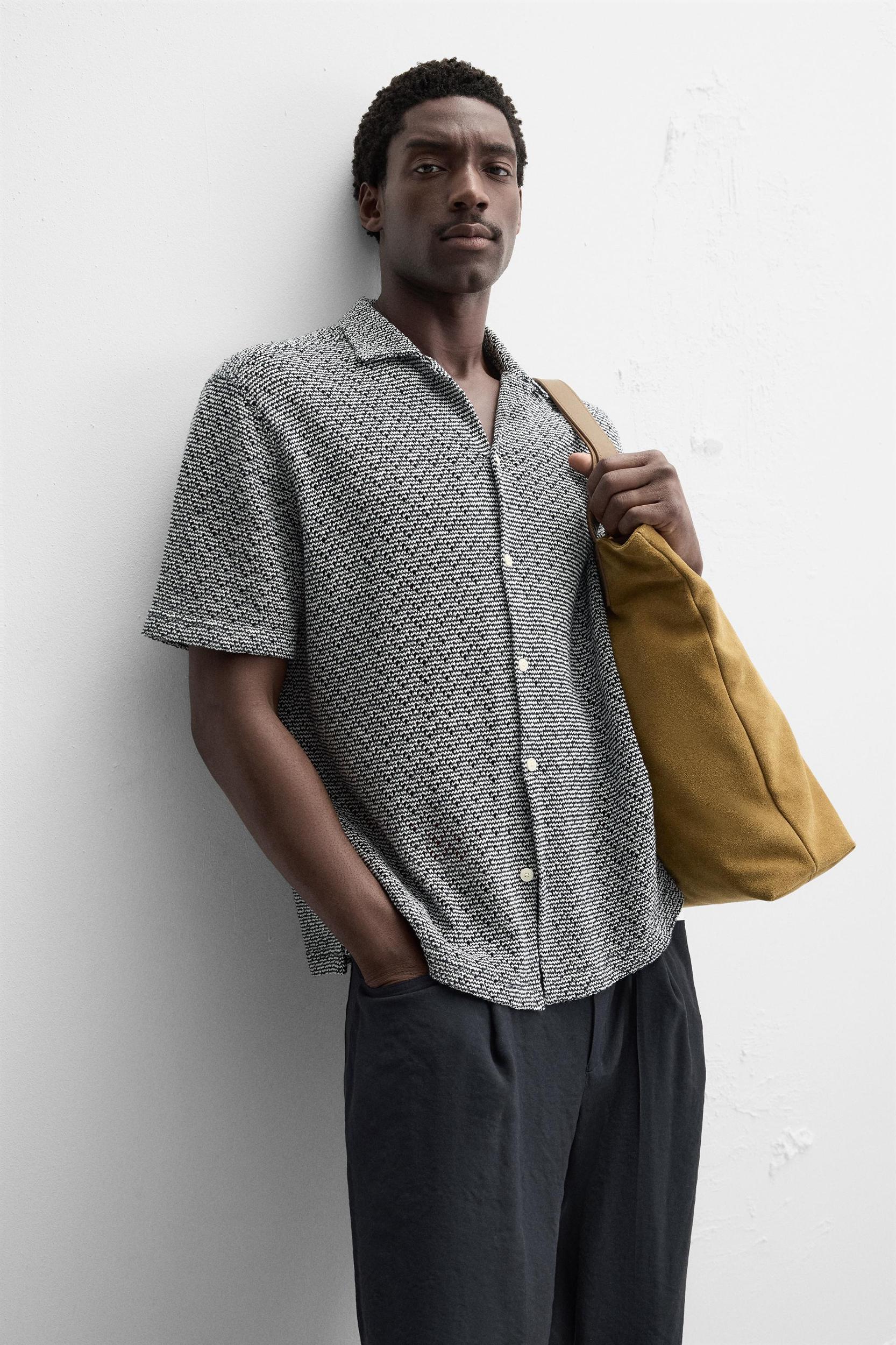 OPEN TEXTURED SHIRT Product Image