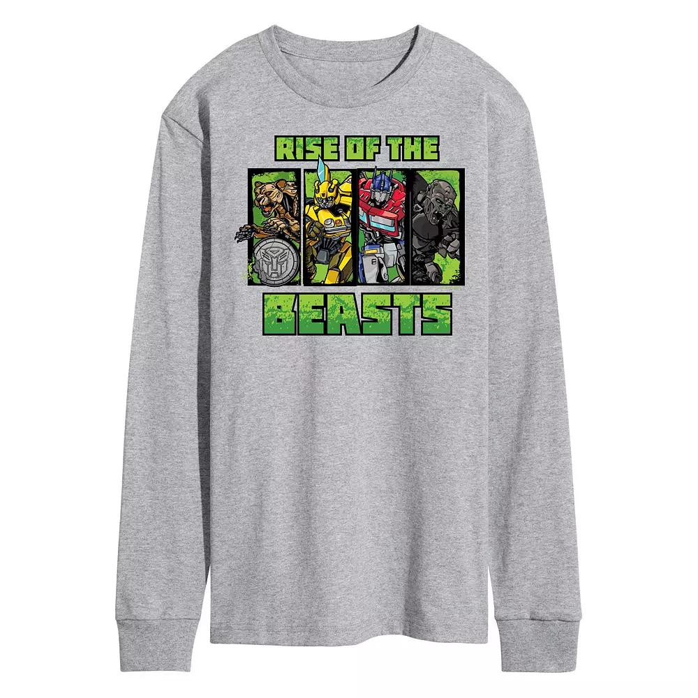 Men's Transformers Rise Of The Beasts Long Sleeve Graphic Tee,  Product Image