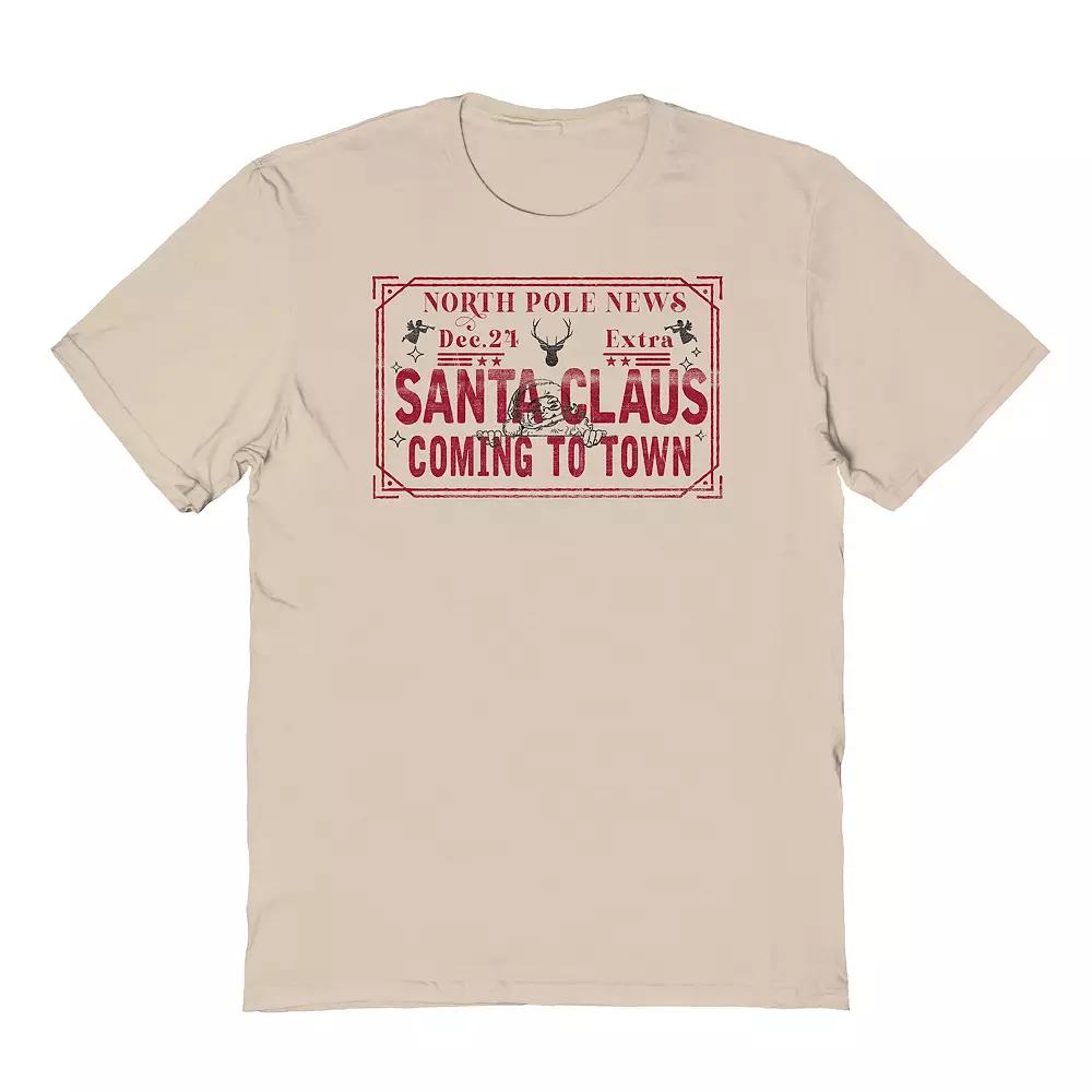 Men's North Pole News Graphic Tee, Adult Unisex,  Product Image