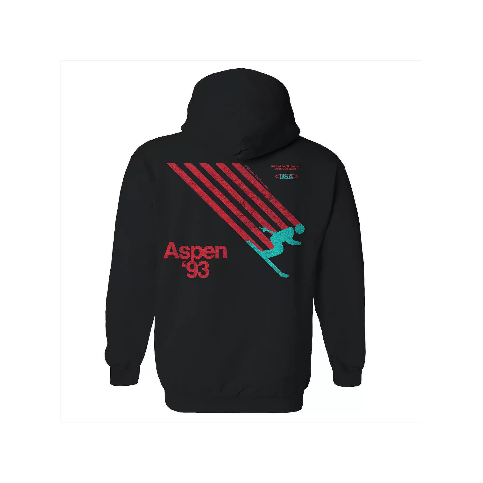 Men's Vail Black Graphic Hoodie, Adult Unisex,  Product Image