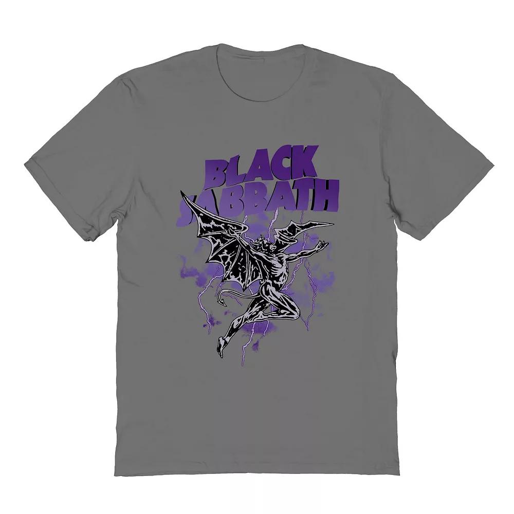 Men's Black Sabbath Henry Lightning Purple Graphic Tee, Adult Unisex,  Product Image