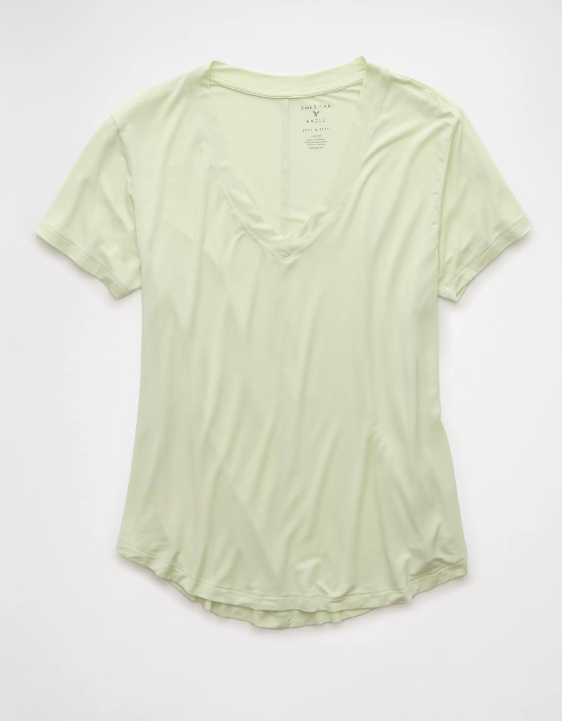 AE Soft & Sexy V-Neck T-Shirt Product Image