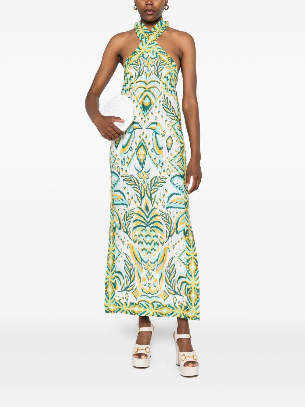 Tropical Tapestry maxi dress Product Image