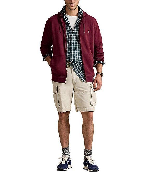 Polo Ralph Lauren Big & Tall Double-Knit Solid Full-Zip Hoodie Product Image