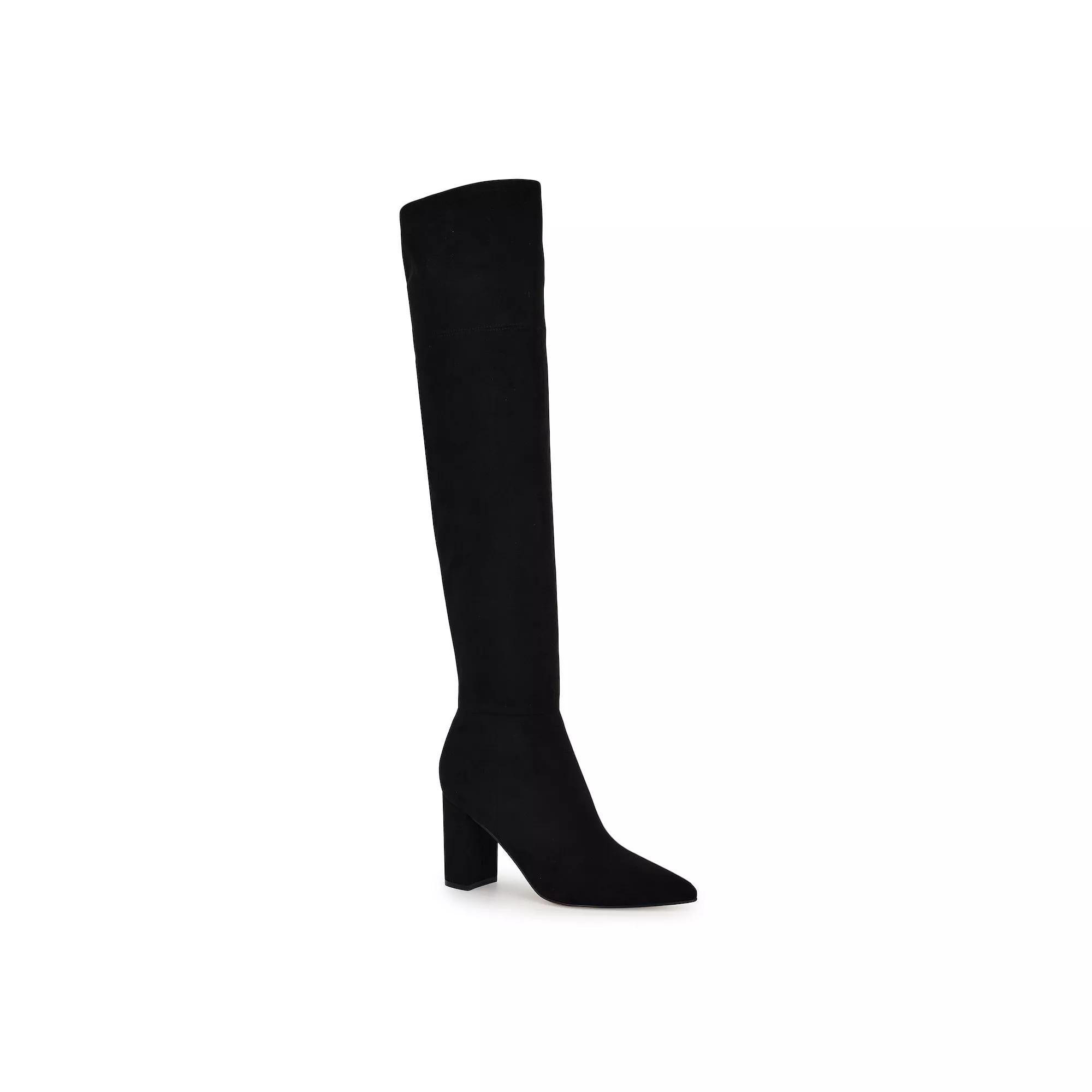 Nine West Miykah Women's Pointy Toe Thigh-High Dress Boots, Size: 8, Black Product Image