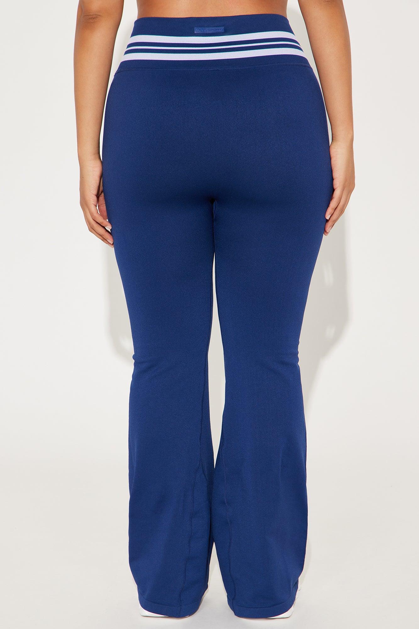 Caddy Crew Flex Seamless Active Yoga Pant - Midnight Blue Product Image