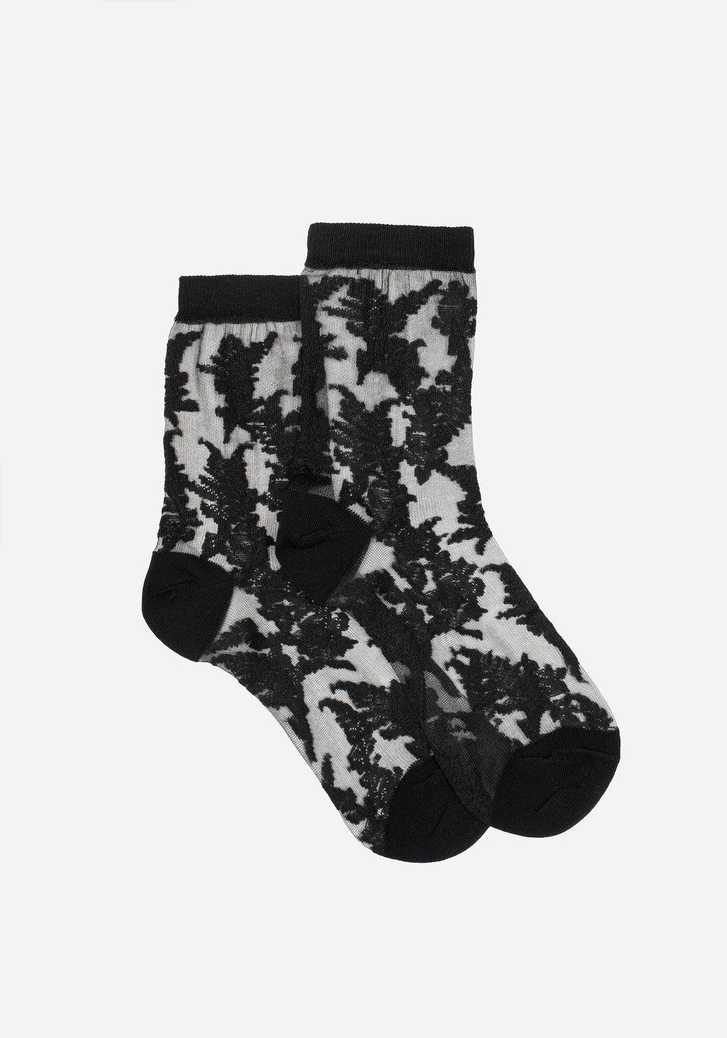 Esoteric Fern Lace Socks Product Image