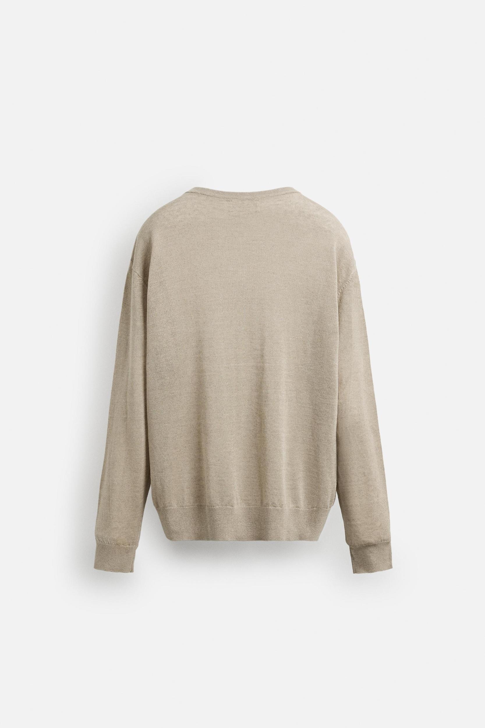 LIGHTWEIGHT LINEN SWEATER Product Image