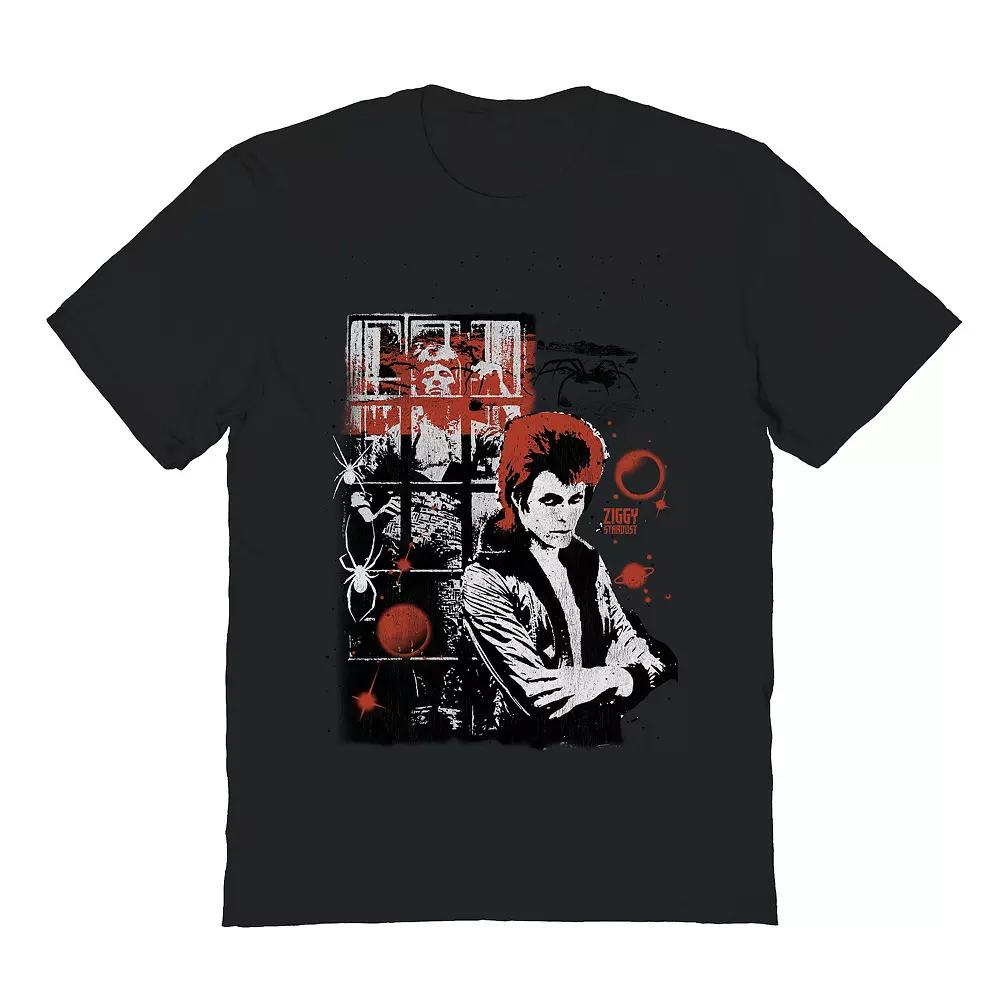 Men's Ziggy Collage Graphic Tee, Size: Large, Black Product Image