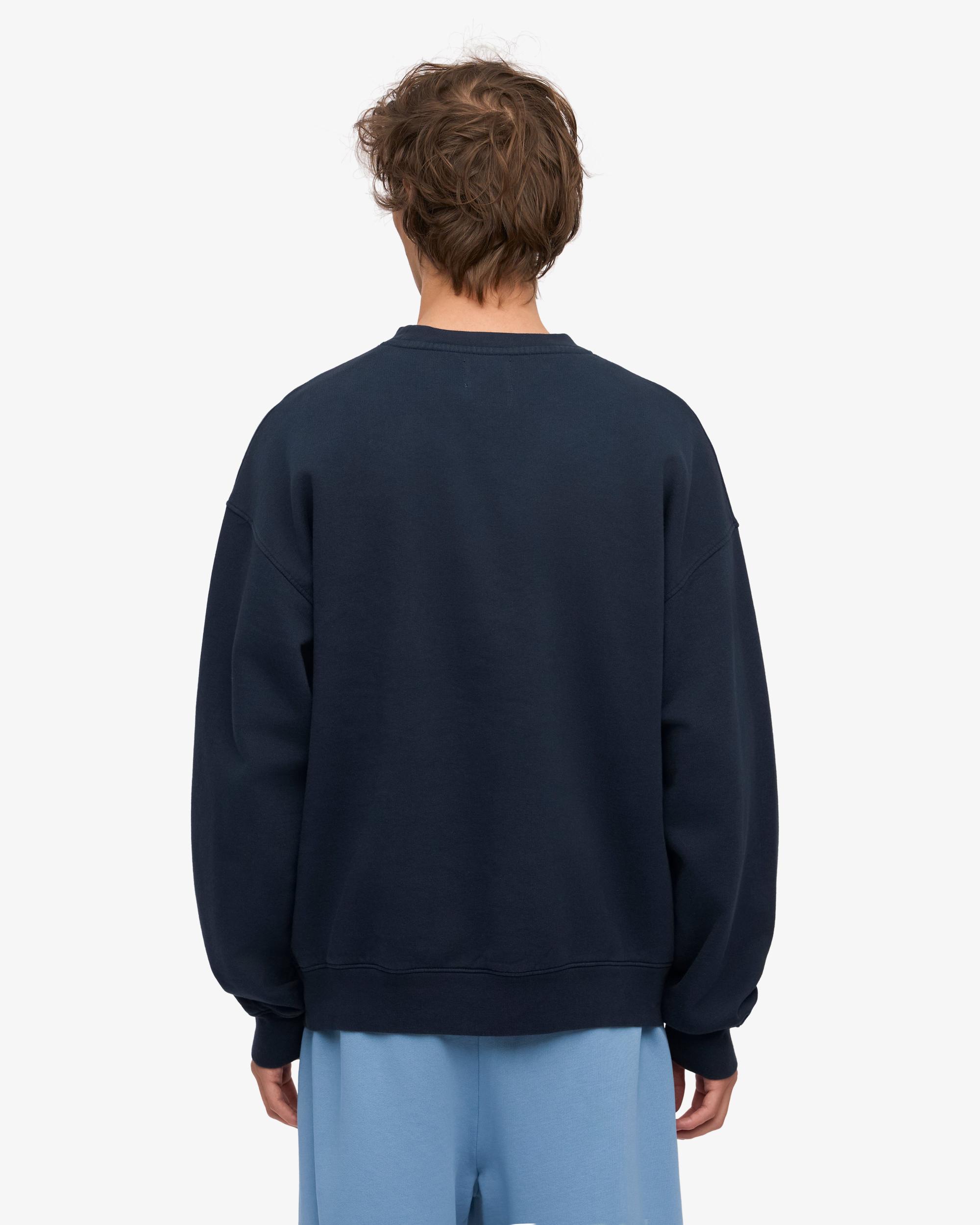 Organic Oversized Crew - Navy Blue Product Image
