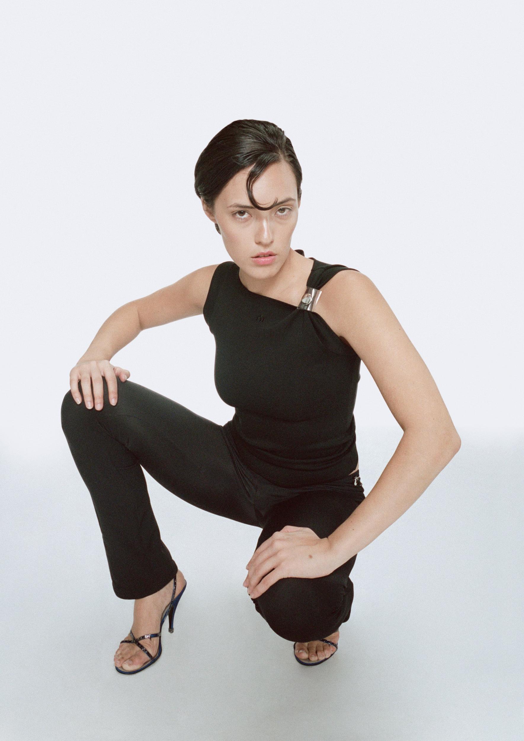 LUCIA TOP - BLACK Product Image