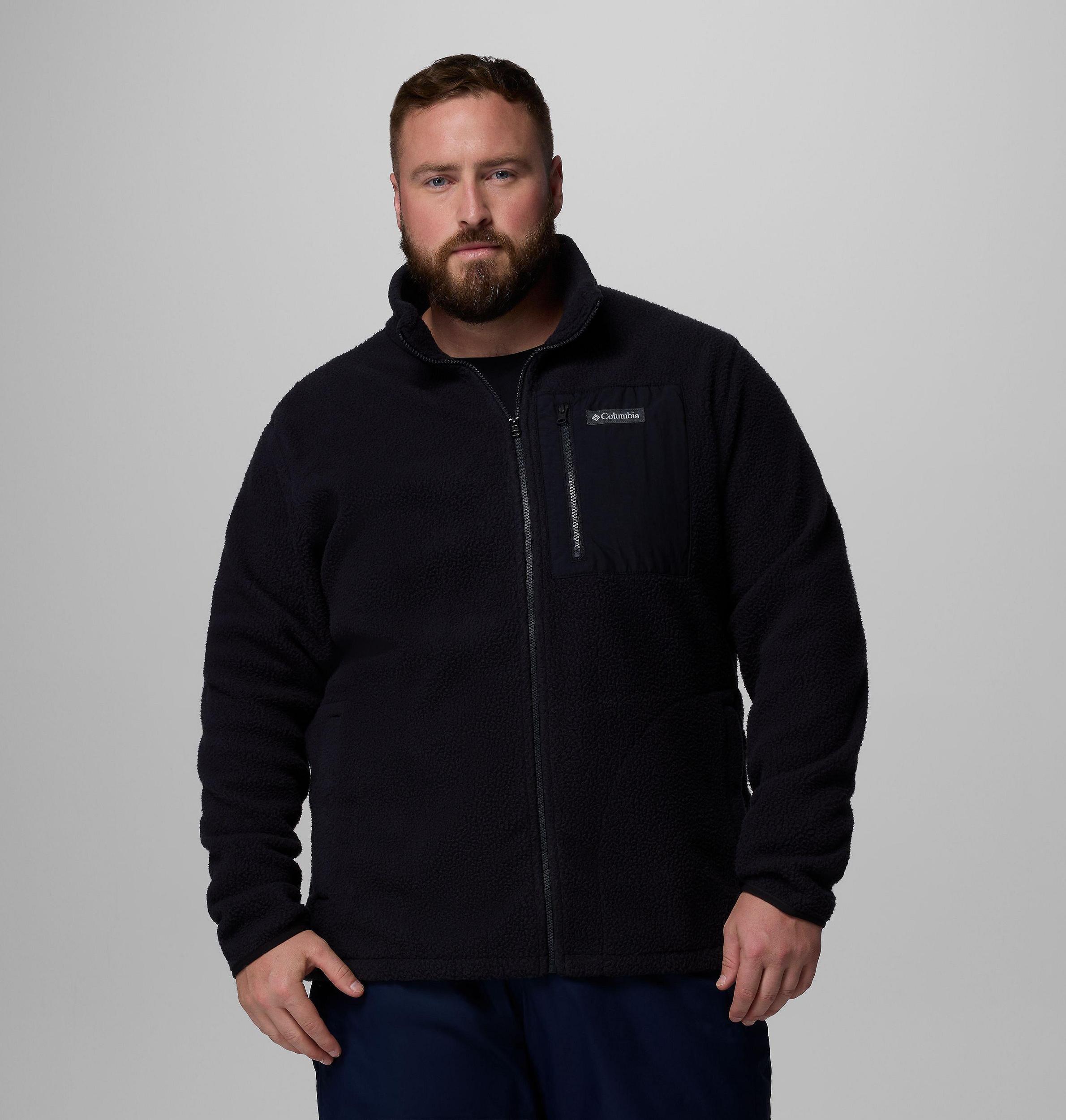 Columbia Mens Jasper Ridge Pebbled Full Zip Fleece - Big- Product Image