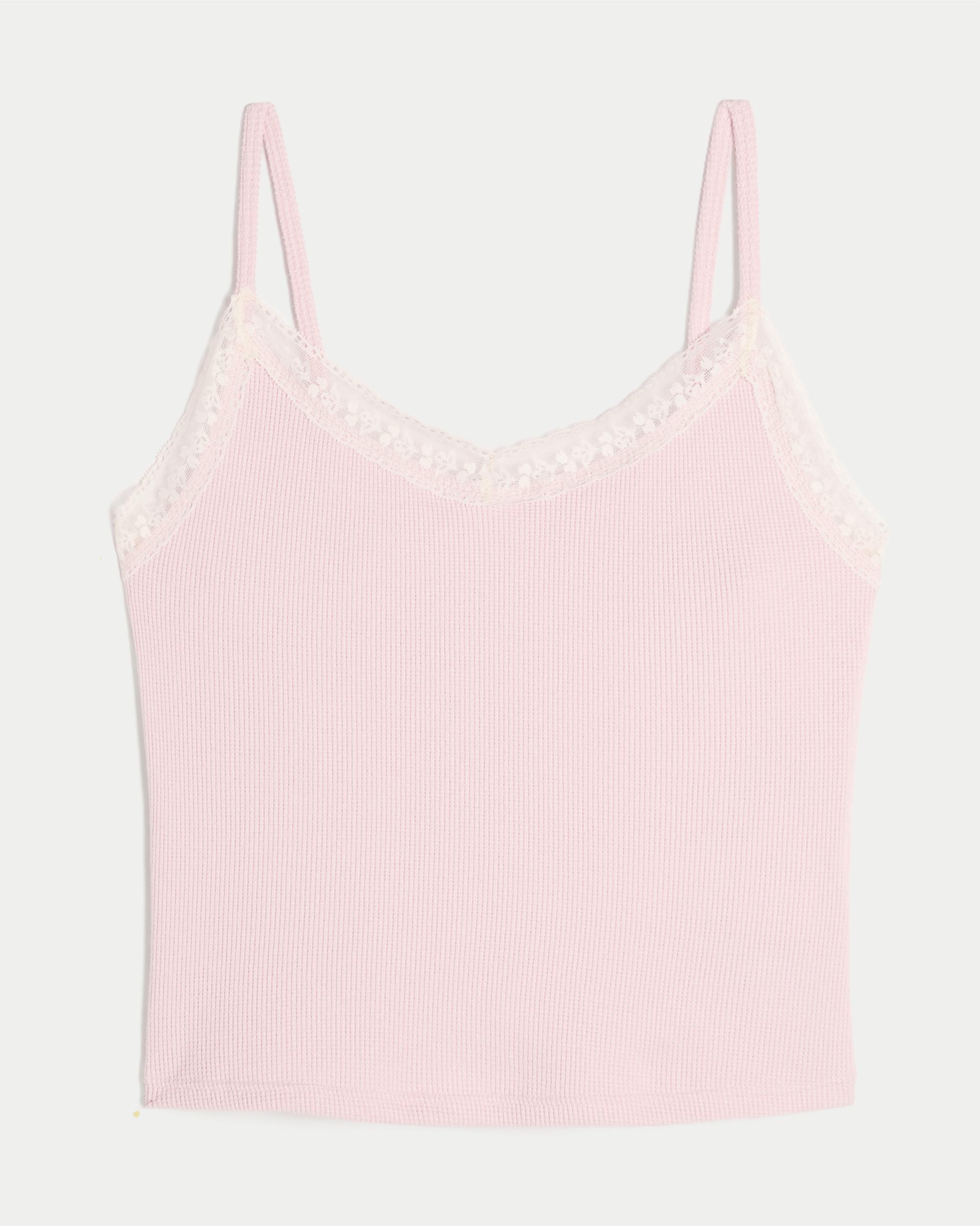 Gilly Hicks Waffle Lace Cami Product Image