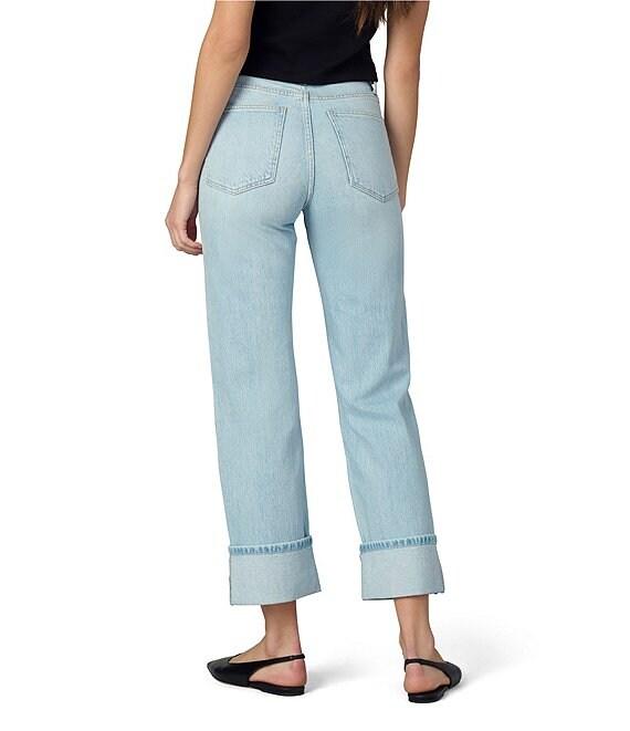 Joe's Jeans Margot High Rise Straight Wide Cuff Jeans Product Image